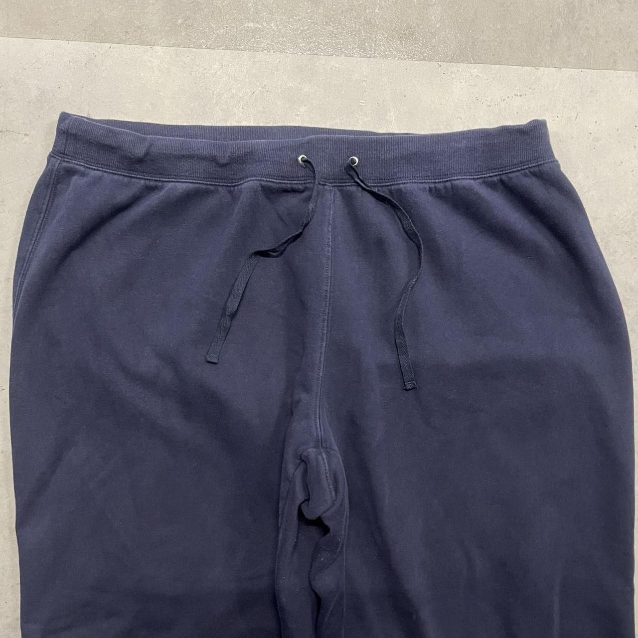 Vintage Vintage Y2K/2000s Super Baggy Wide Leg Navy Blue Sweatpants with adjustable waist and drawstrings! Size US 42 / EU 58 - 4 Thumbnail