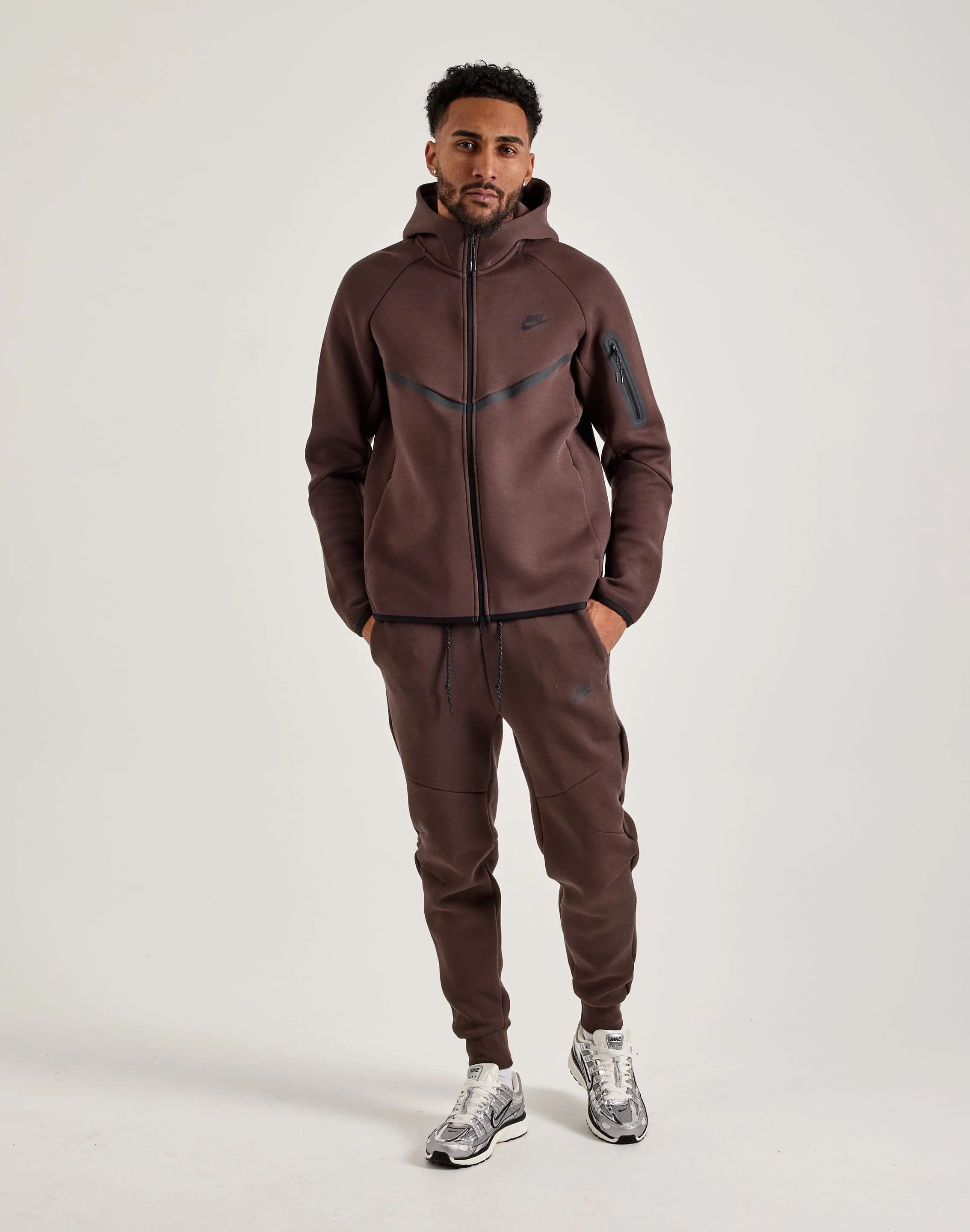 Nike Nike Tech Fleece Windrunner Full-Zip Hoodie Baroque Brown Size US L / EU 52-54 / 3 - 10 Thumbnail
