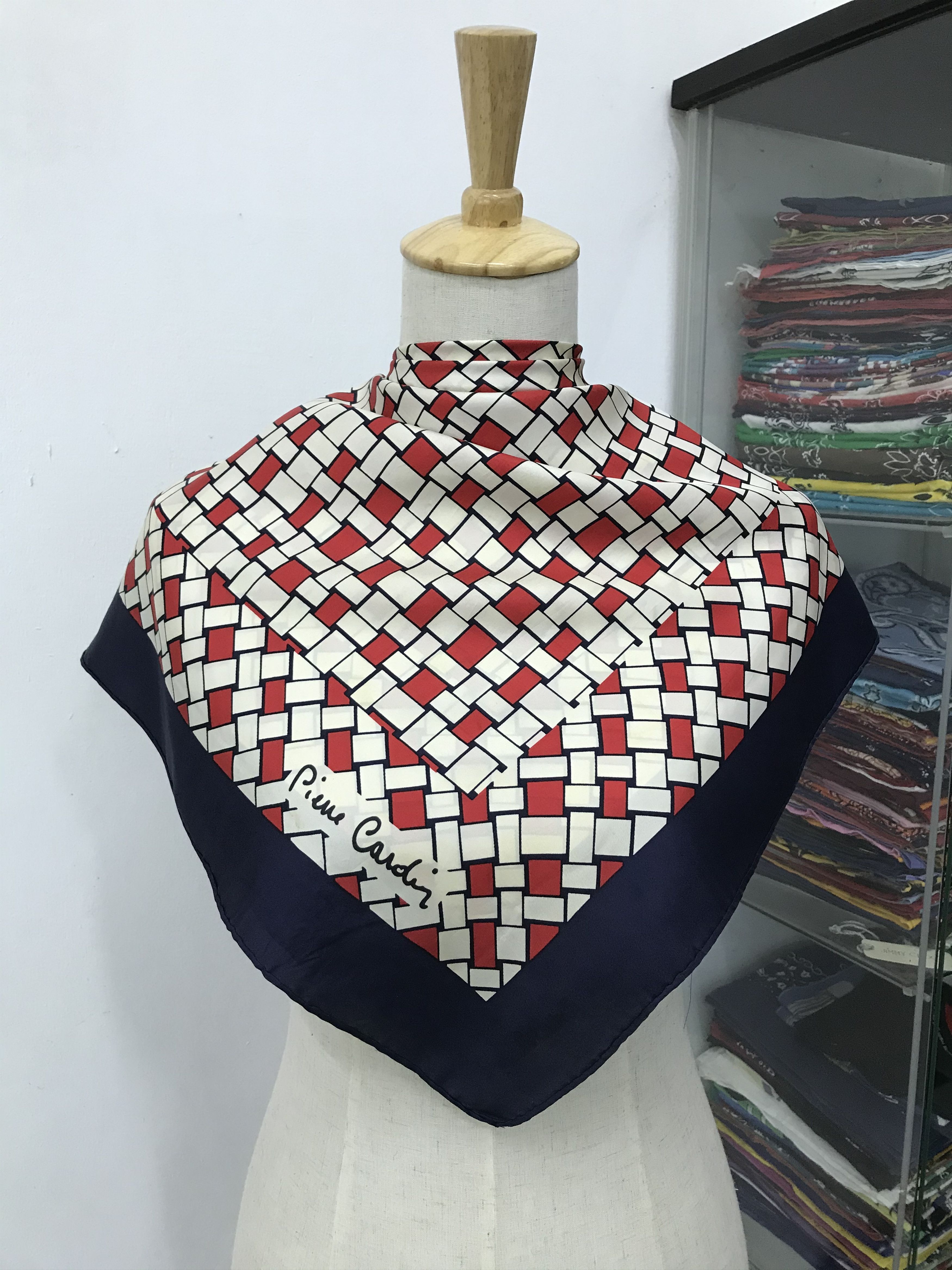 Pierre Cardin Vintage Pierre Cardin Silk Scarf Size ONE SIZE - 1 Thumbnail