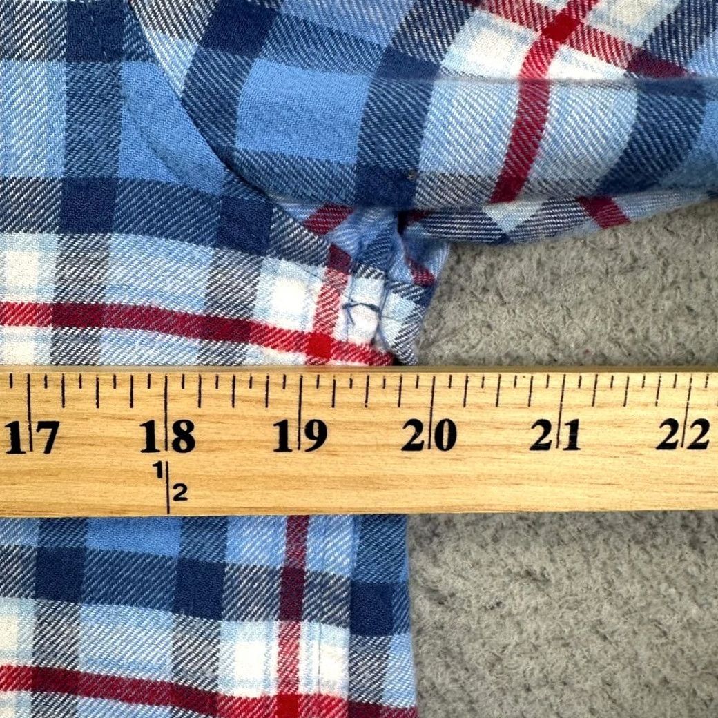 Vineyard Vines Vineyard Vines Flannel Shirt Men Small Blue Plaid Classic Fit Button-Down Pocket Shirt Size US S / EU 44-46 / 1 - 6 Thumbnail