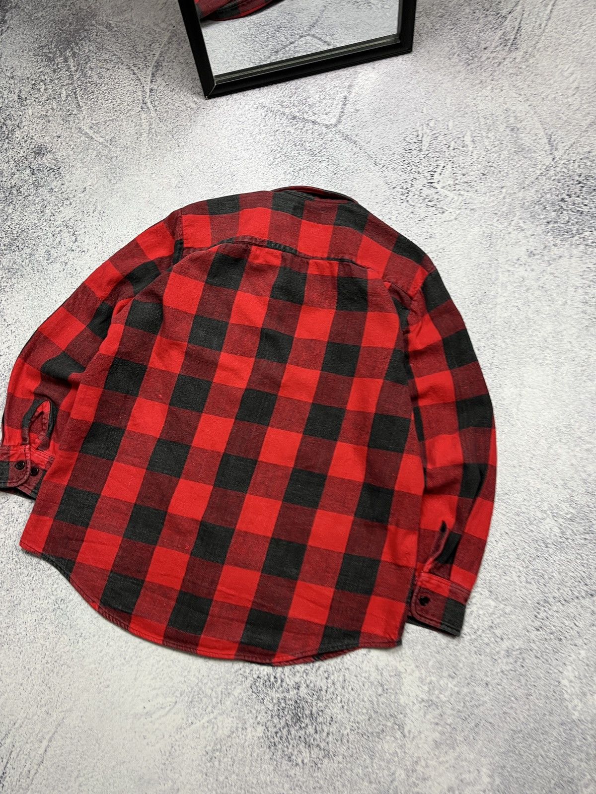 Dickies × Vintage Vintage Dickies Flannel Plaid Shirt Jacket Checked 90’s Rare Size US L / EU 52-54 / 3 - 13 Thumbnail