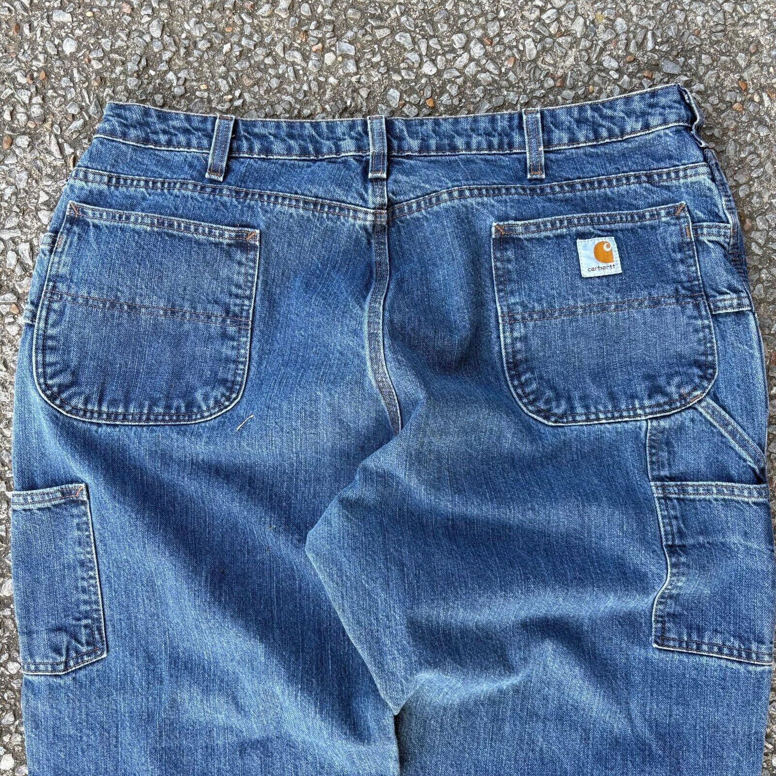 Carhartt Vintage 90s baggy Carhartt blue jeans Size US 38 / EU 54 - 2 Thumbnail