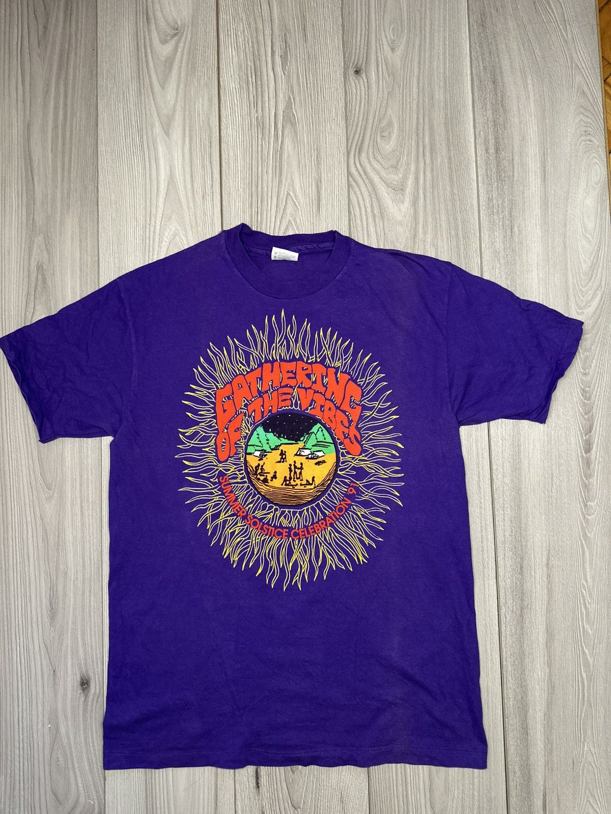Vintage Gathering of the vibes summer solstice celebration 1991 Size US XL / EU 56 / 4 - 2 Thumbnail