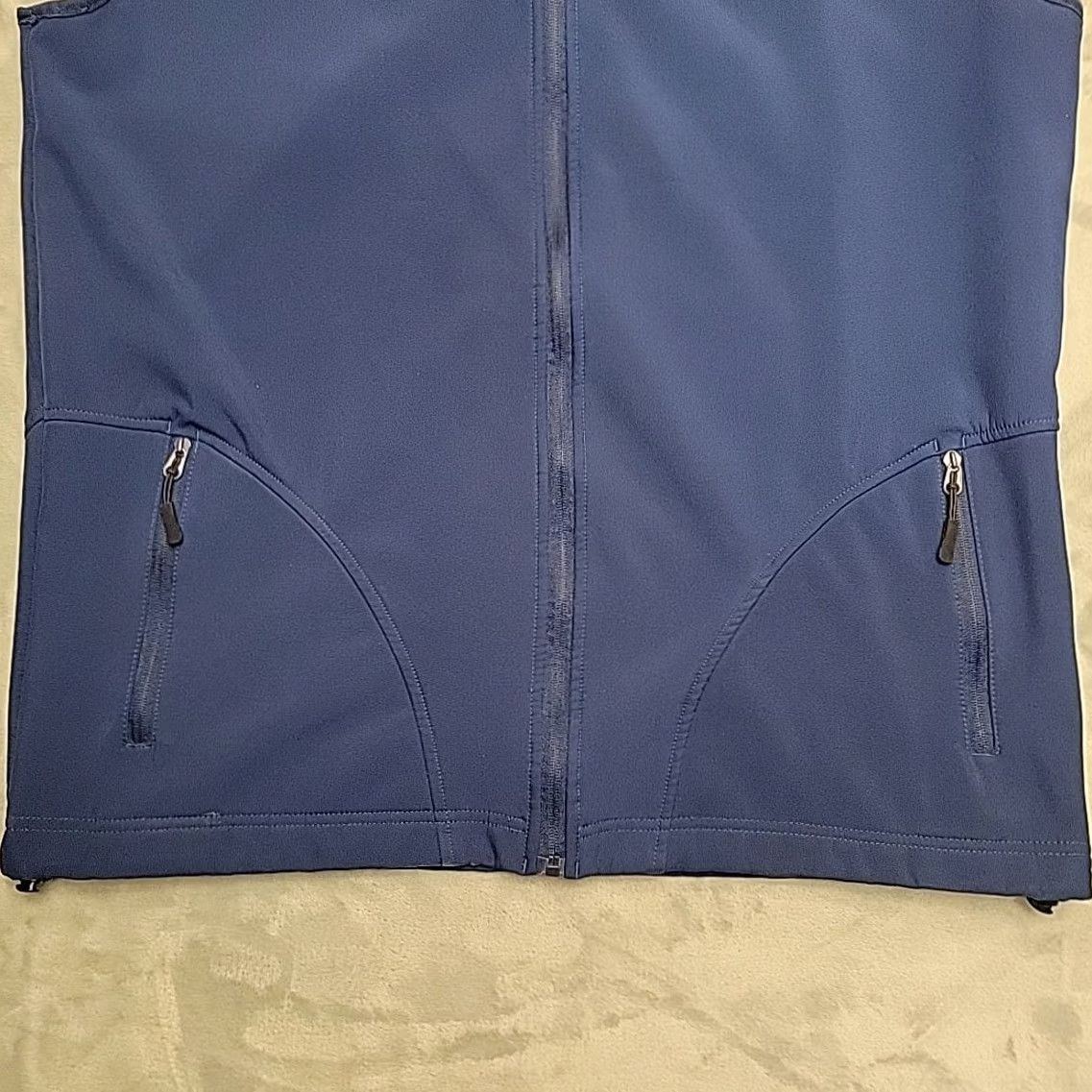 Vintage Okuma High Performance Vest Mens XL Blue Fleece lined Full Zip Softshell Fishing Size US XL / EU 56 / 4 - 2 Thumbnail