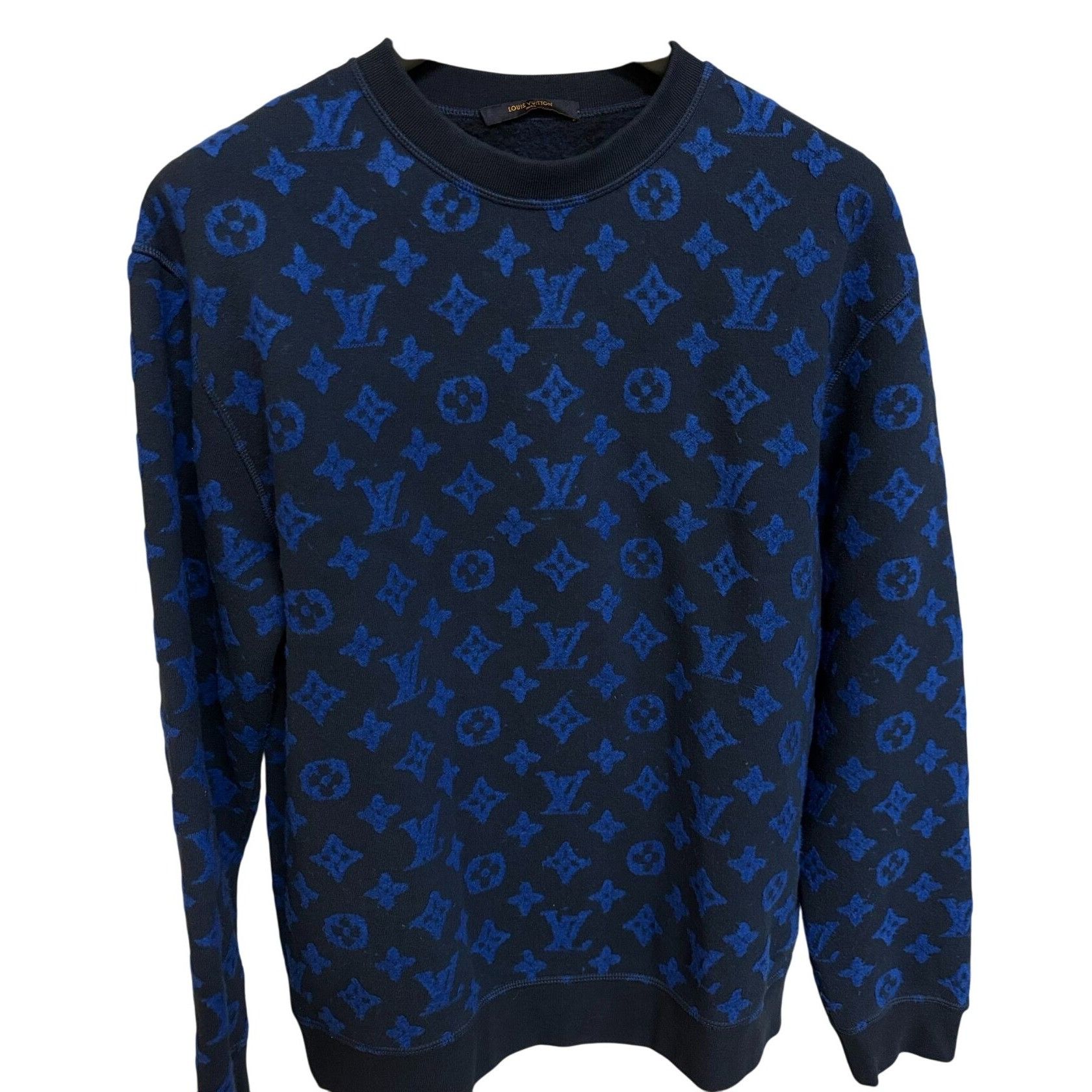 Louis Vuitton Louis Vuitton Mens Monogram Wool Sweater Size L Made In Ital Size US L / EU 52-54 / 3 - 1 Thumbnail