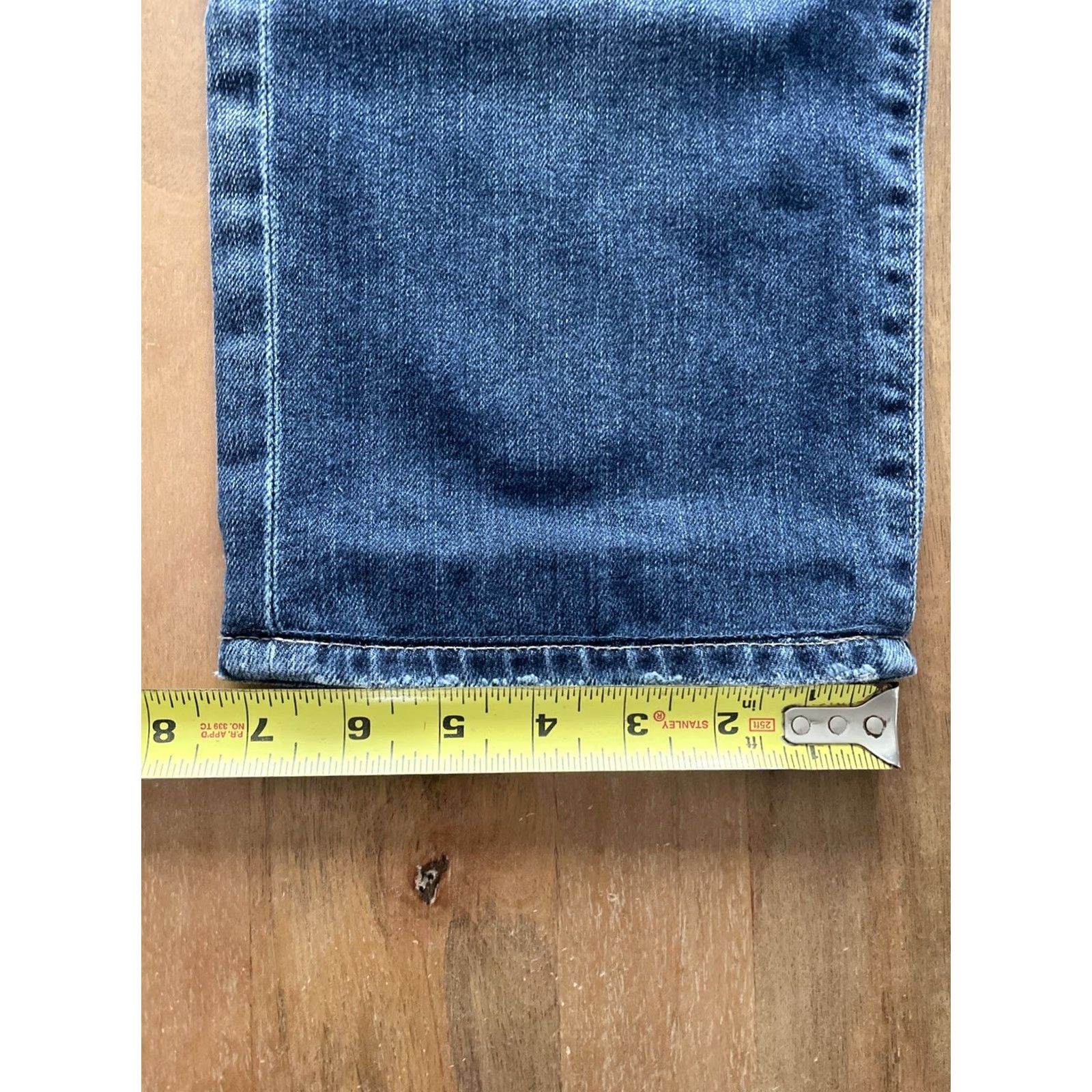 Vintage AG Adriano Goldschmied The Tellis Jeans Mens 36x26 Slim Straight Denim Blue 5-Pocket Smid Stretch Mens Size US 36 / EU 52 - 8 Thumbnail