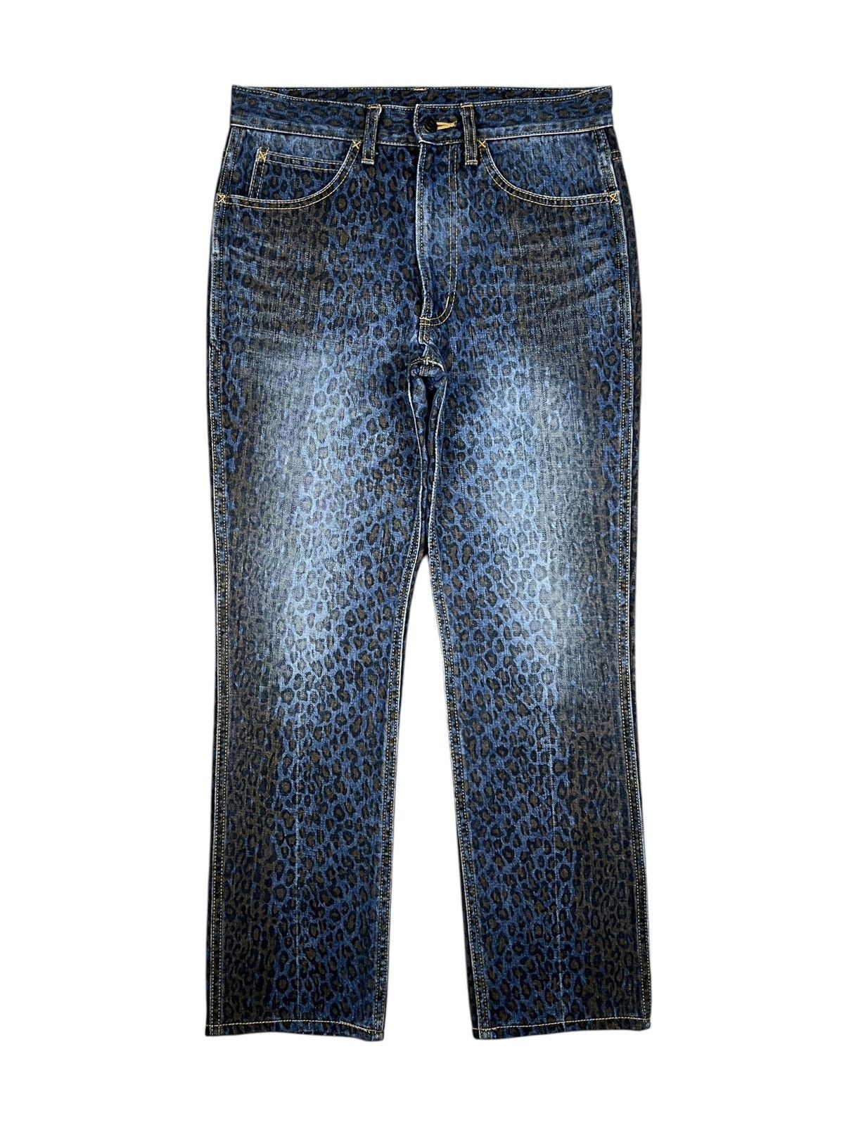 Needles × Nepenthes Nepenthes Leopard Print Denim Size US 30 / EU 46 - 1 Thumbnail