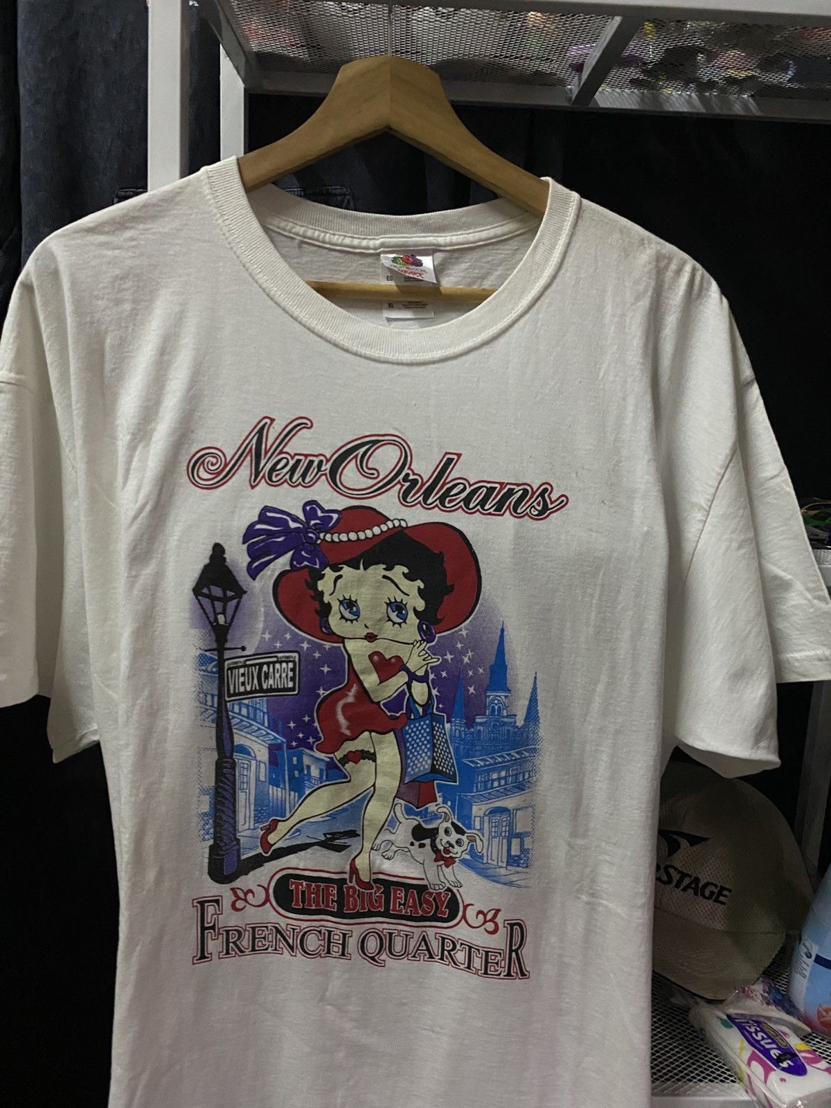 Cartoon Network × Fruit Of The Loom × Vintage Vintage Y2K Betty Boop Size US XL / EU 56 / 4 - 2 Thumbnail