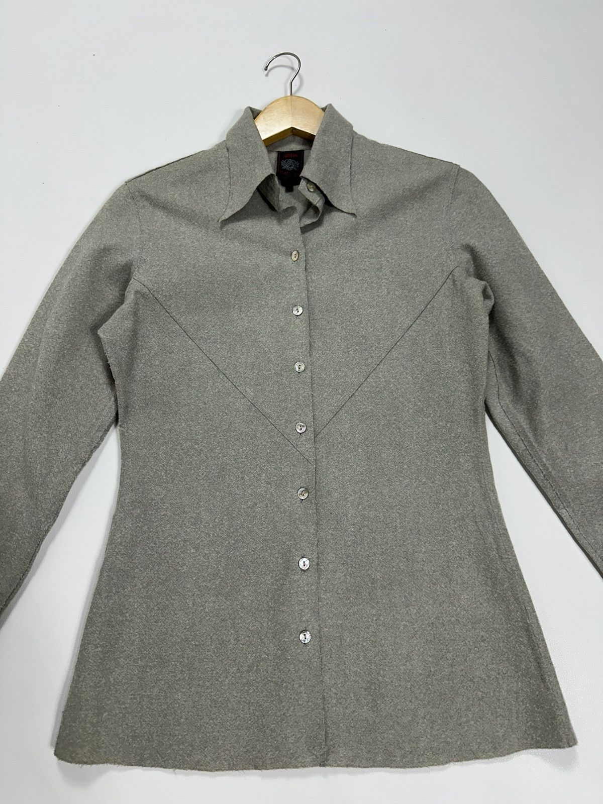 Jean Paul Gaultier Archives!!! Jean Paul Gaultier Classique Wool Shirt Size S / US 4 / IT 40 - 6 Thumbnail