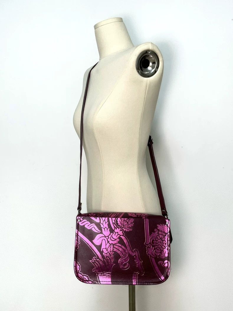 Vivienne Westwood Vivienne Westwood size os Bordeaux leather jacquard pink pu Size ONE SIZE - 3 Thumbnail