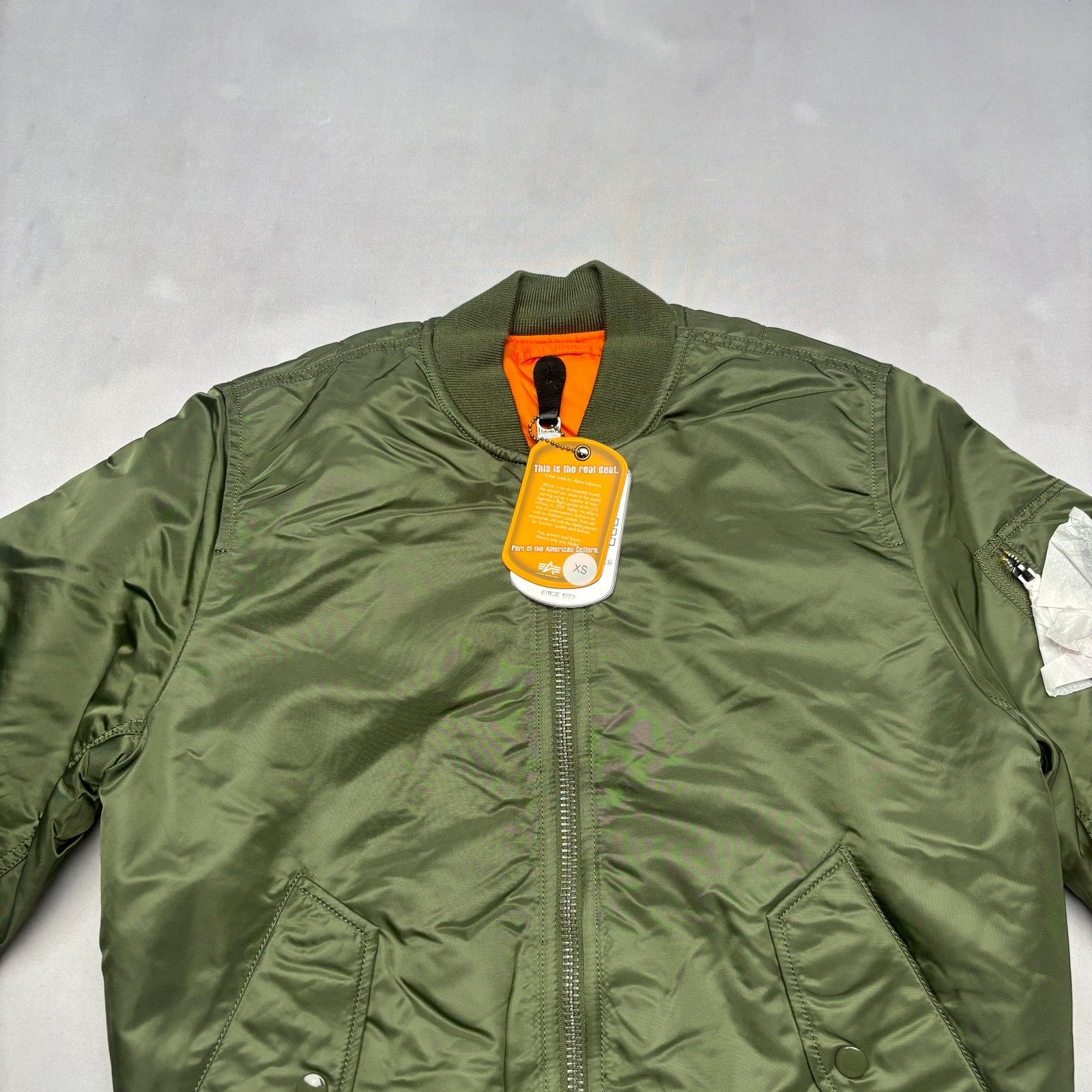 Alpha Industries NWT Alpha Industries MA-1 Bomber Jacket Men's XS Made in USA Size US XS / EU 42 / 0 - 2 Thumbnail