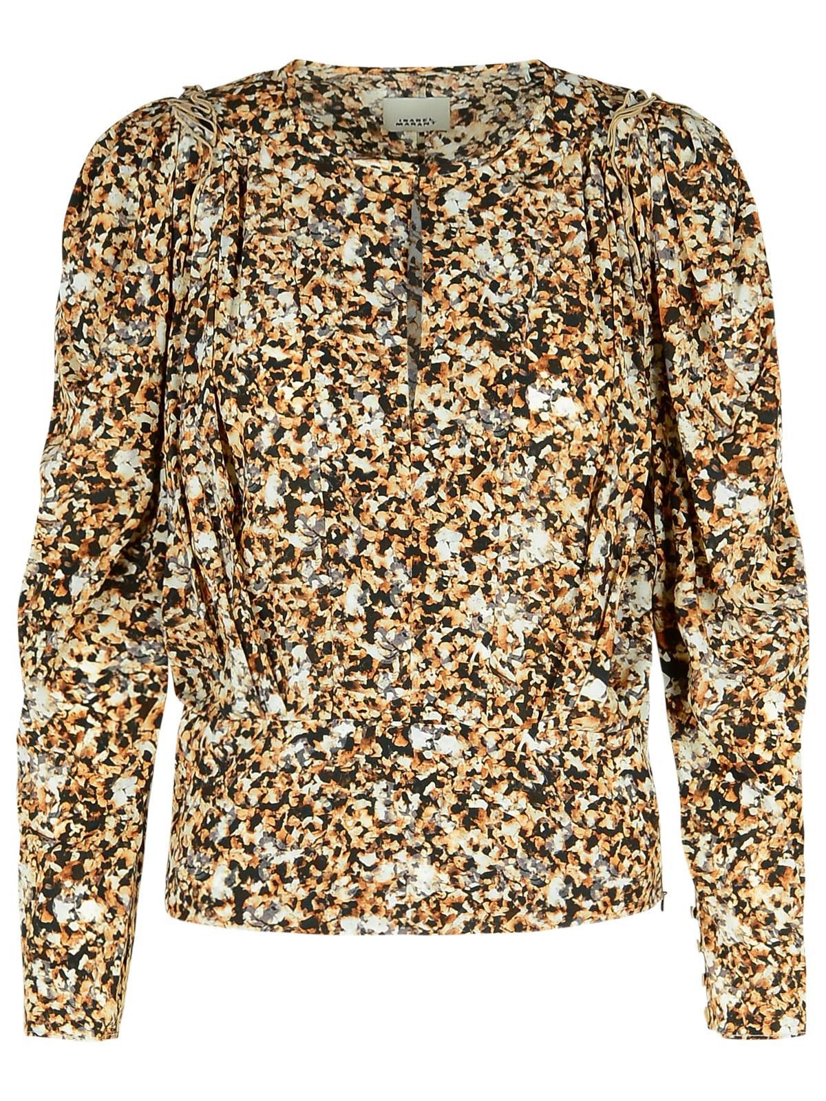 Isabel Marant ISABEL MARANT 'Zagra' Beige Silk Blouse Size S / US 4 / IT 40 - 1 Thumbnail