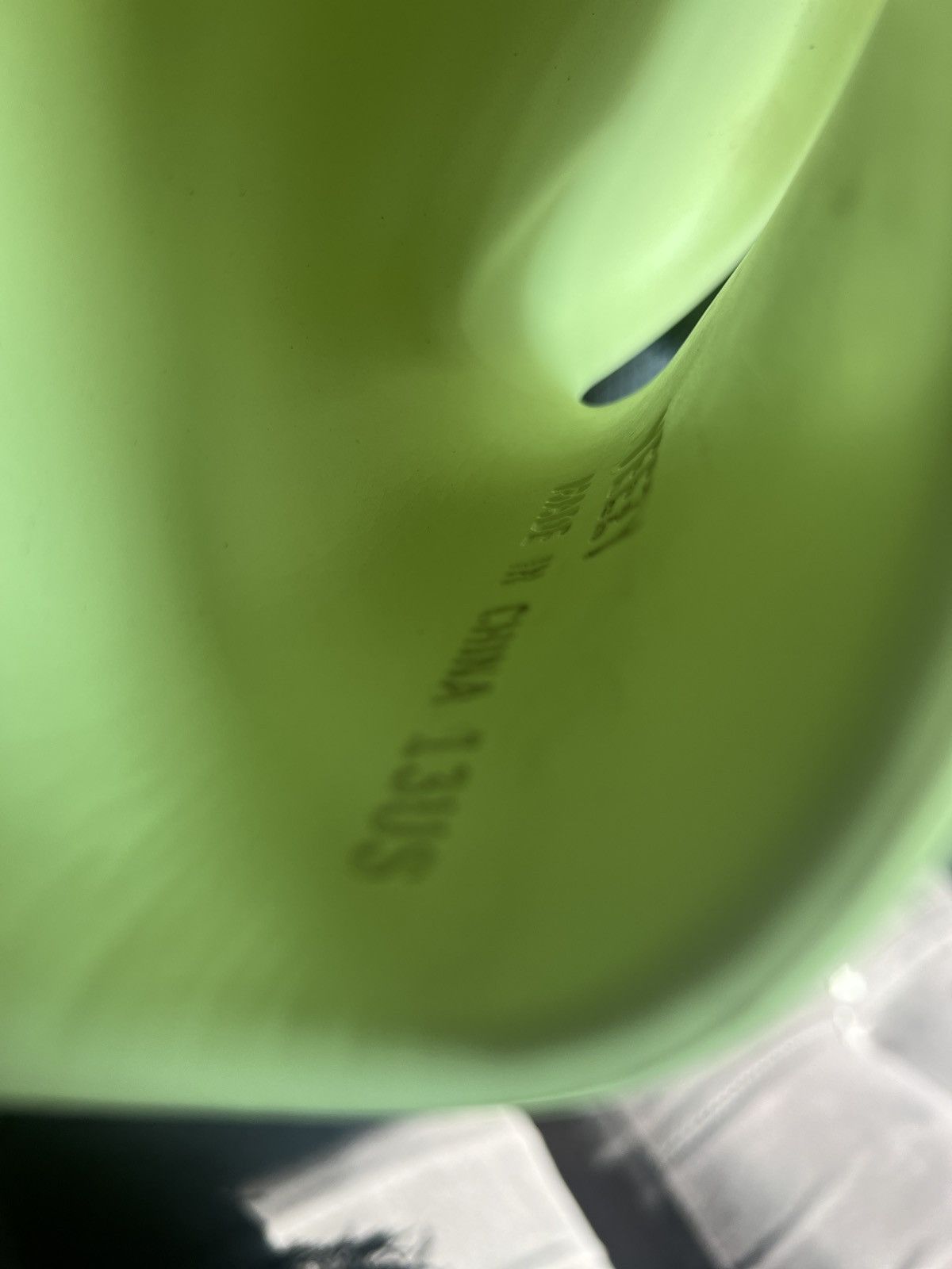Adidas Yeezy Slides ‘Glow Green’ Size US 13 / EU 46 - 6 Thumbnail
