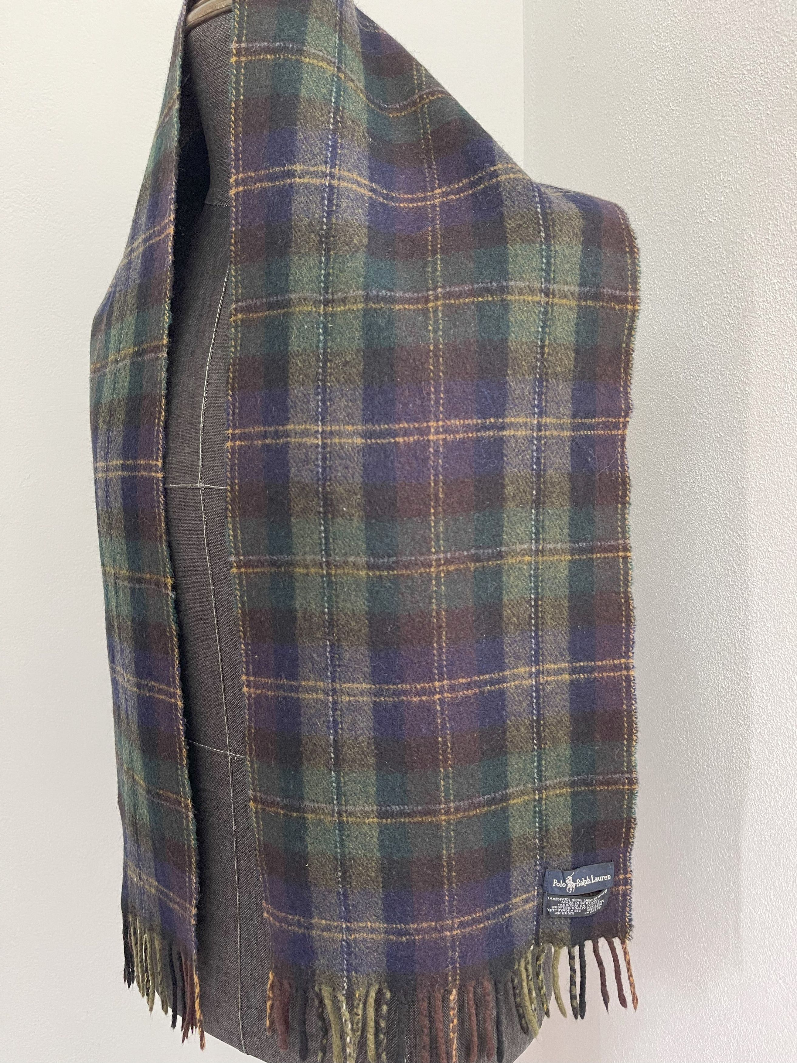 Polo Ralph Lauren Vintage Polo Ralph Lauren Scarf / Muffler - 6040 Size ONE SIZE - 9 Thumbnail