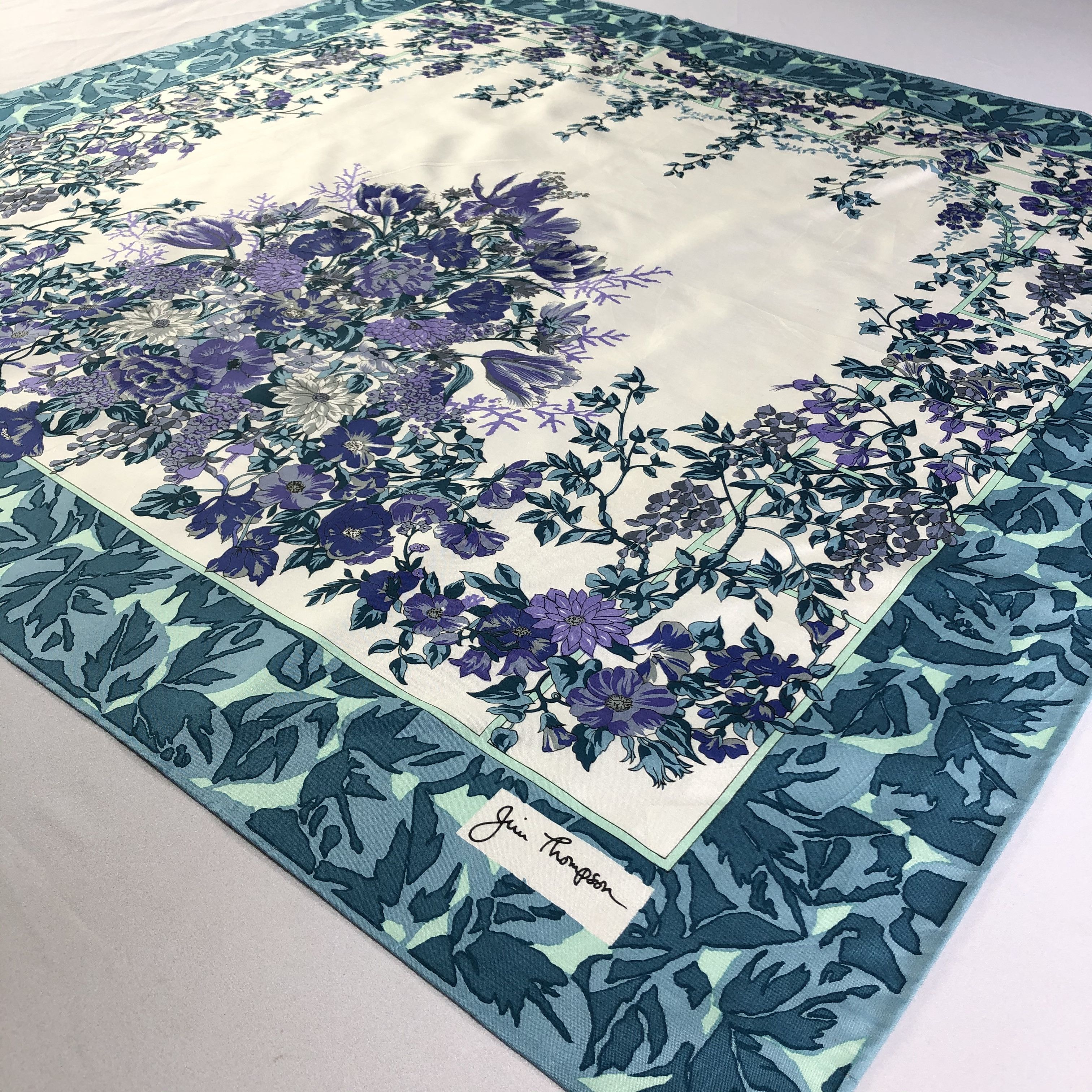 Jim Thompson × Vintage Vintage Jim Thompson Silk Scarf Size ONE SIZE - 4 Thumbnail