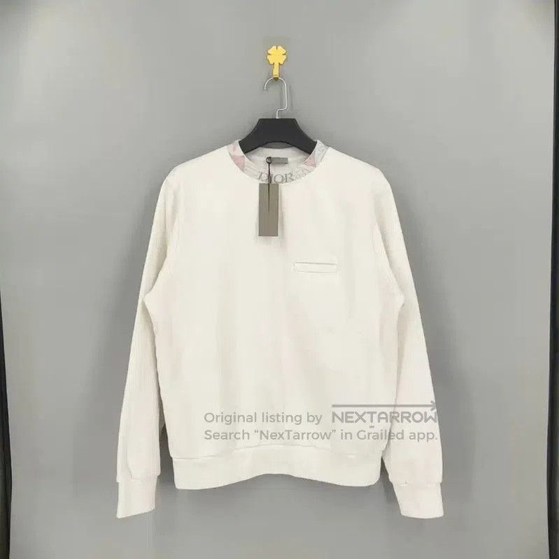 Other Dior White Cotton Men's Sweatshirt . Size US L / EU 52-54 / 3 - 1 Thumbnail