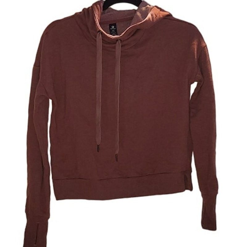 Other 90 Degrees by Reflex Stonewashed Cropped Hoodie Sweater XS Size XS / US 0-2 / IT 36-38 - 1 Thumbnail