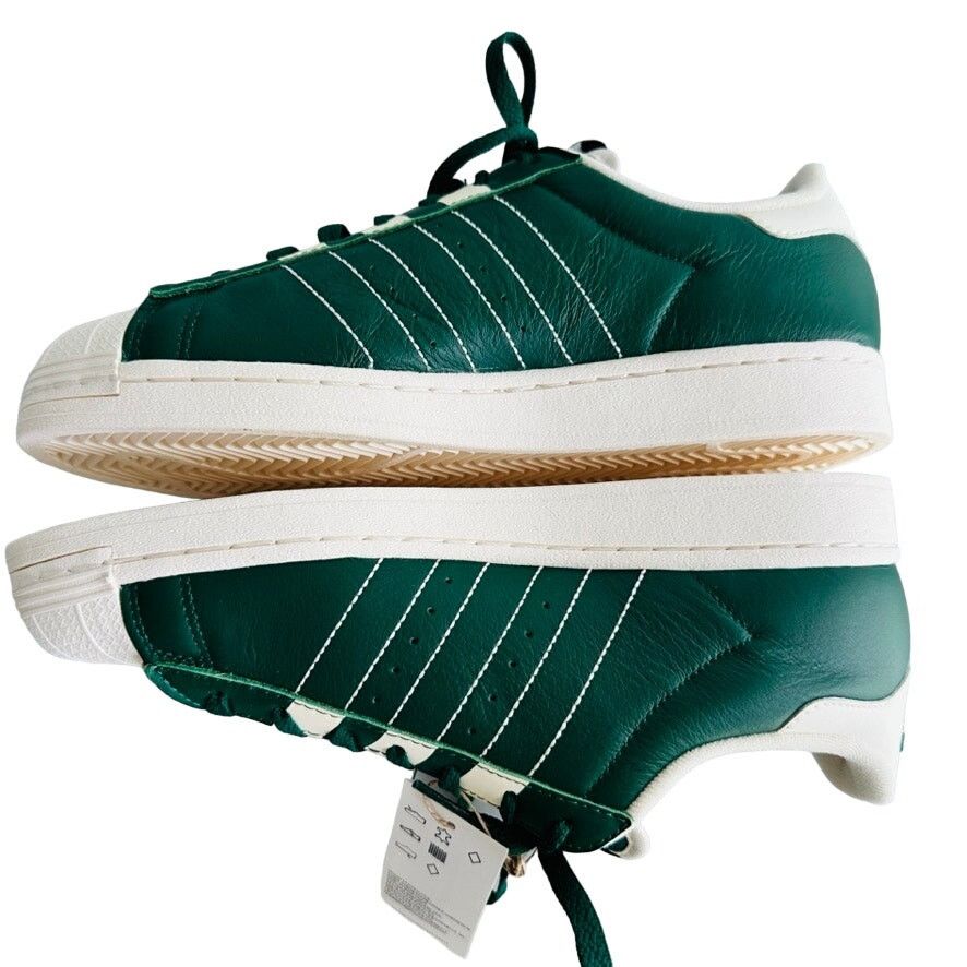 Adidas Adidas Superstar Team Dark Green Men's Size 9 NEW Shell Toe Size US 9 / EU 42 - 6 Thumbnail