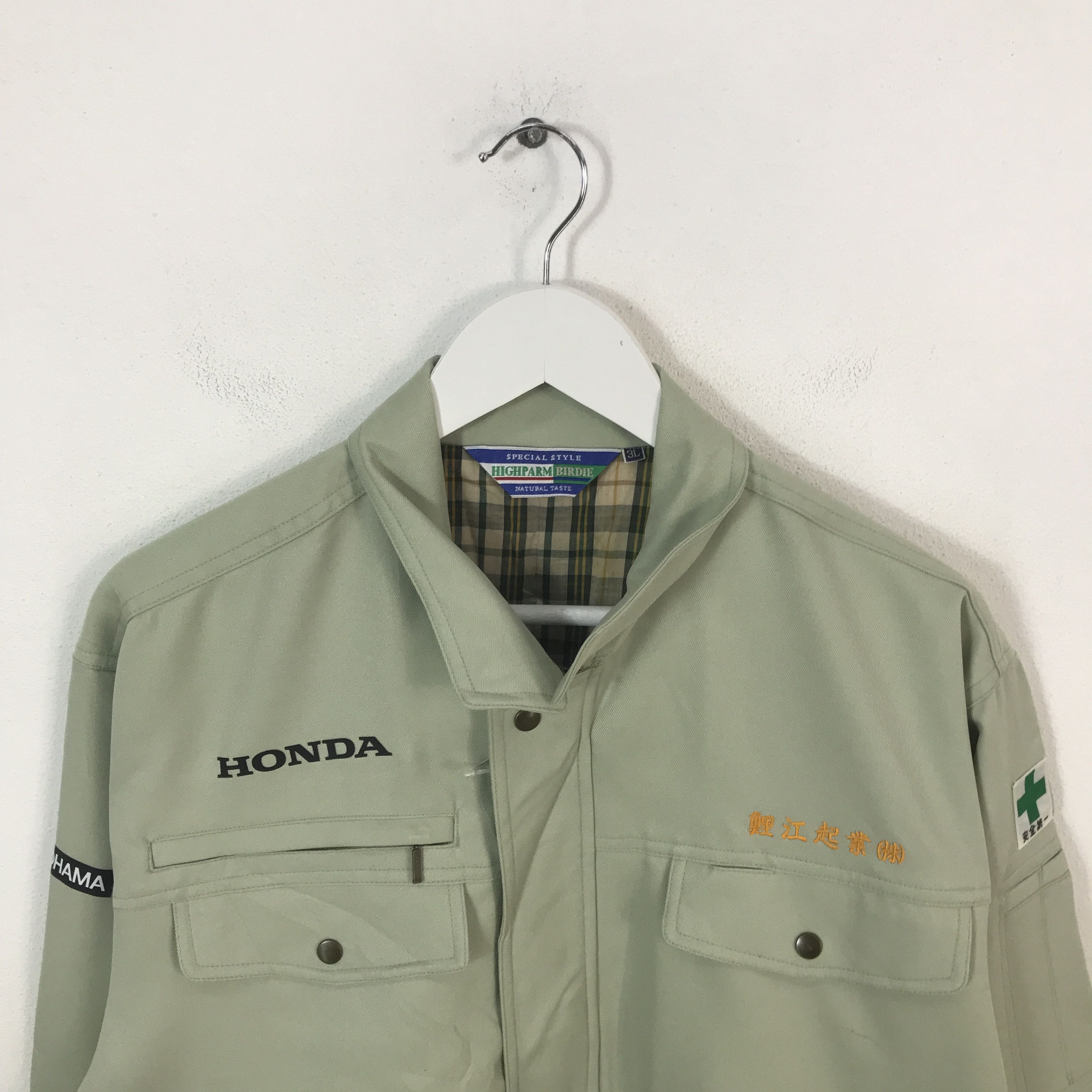 Japanese Brand Honda Racing uniform Work custom jacket Size US L / EU 52-54 / 3 - 3 Thumbnail