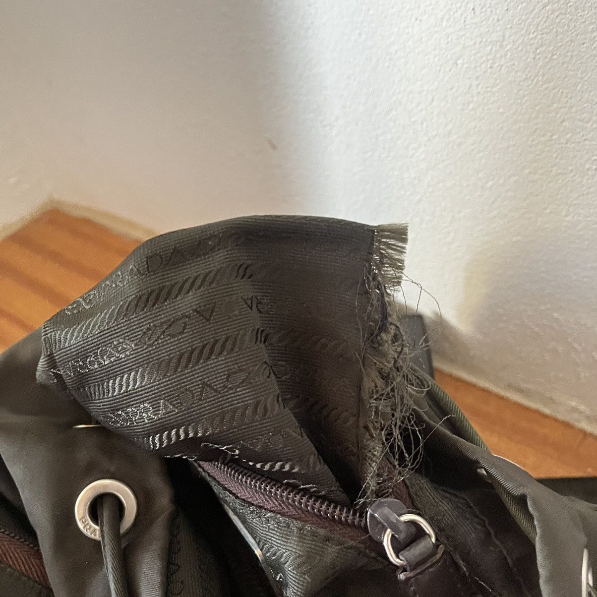 Prada Prada backpack nylon khaki vintage Size ONE SIZE - 9 Thumbnail