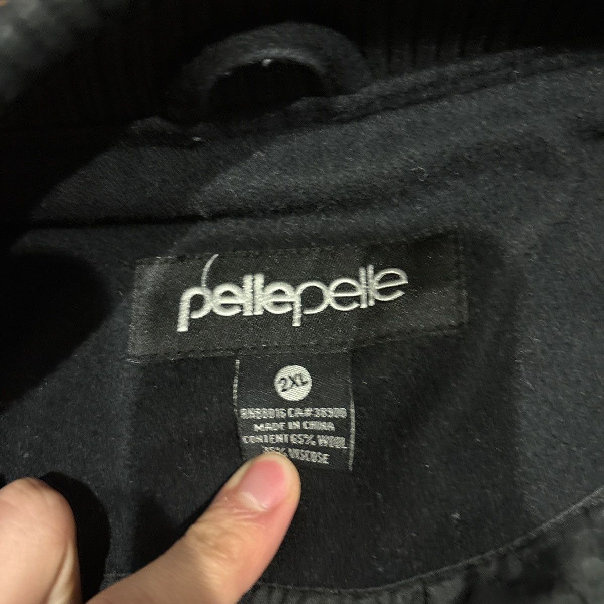 Pelle Pelle Vintage Pelle Pelle black/blue bomber Size US XXL / EU 58 / 5 - 3 Thumbnail