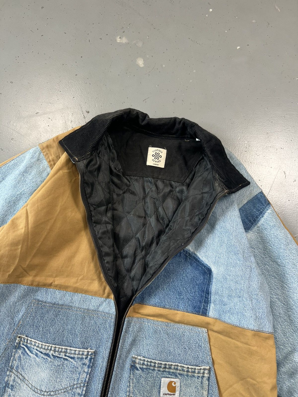 Carhartt Vintage custom up cycle Carhartt jacket - l Size US L / EU 52-54 / 3 - 5 Thumbnail