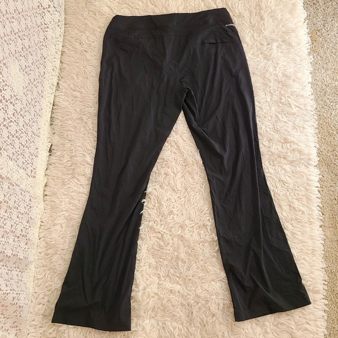 Columbia Columbia black flair leg fitness pants size 14 large Size 36" / US 14 / IT 50 - 2 Thumbnail