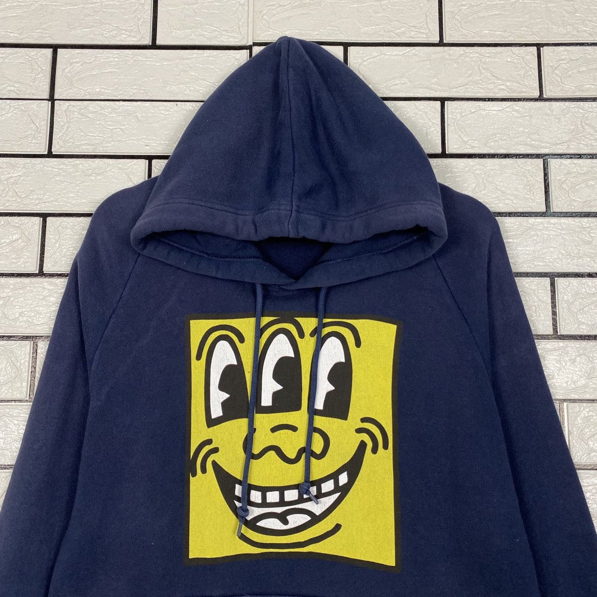 Japanese Brand 📌Vintage Hoodie Keith Harring Big Logo Size US L / EU 52-54 / 3 - 4 Thumbnail