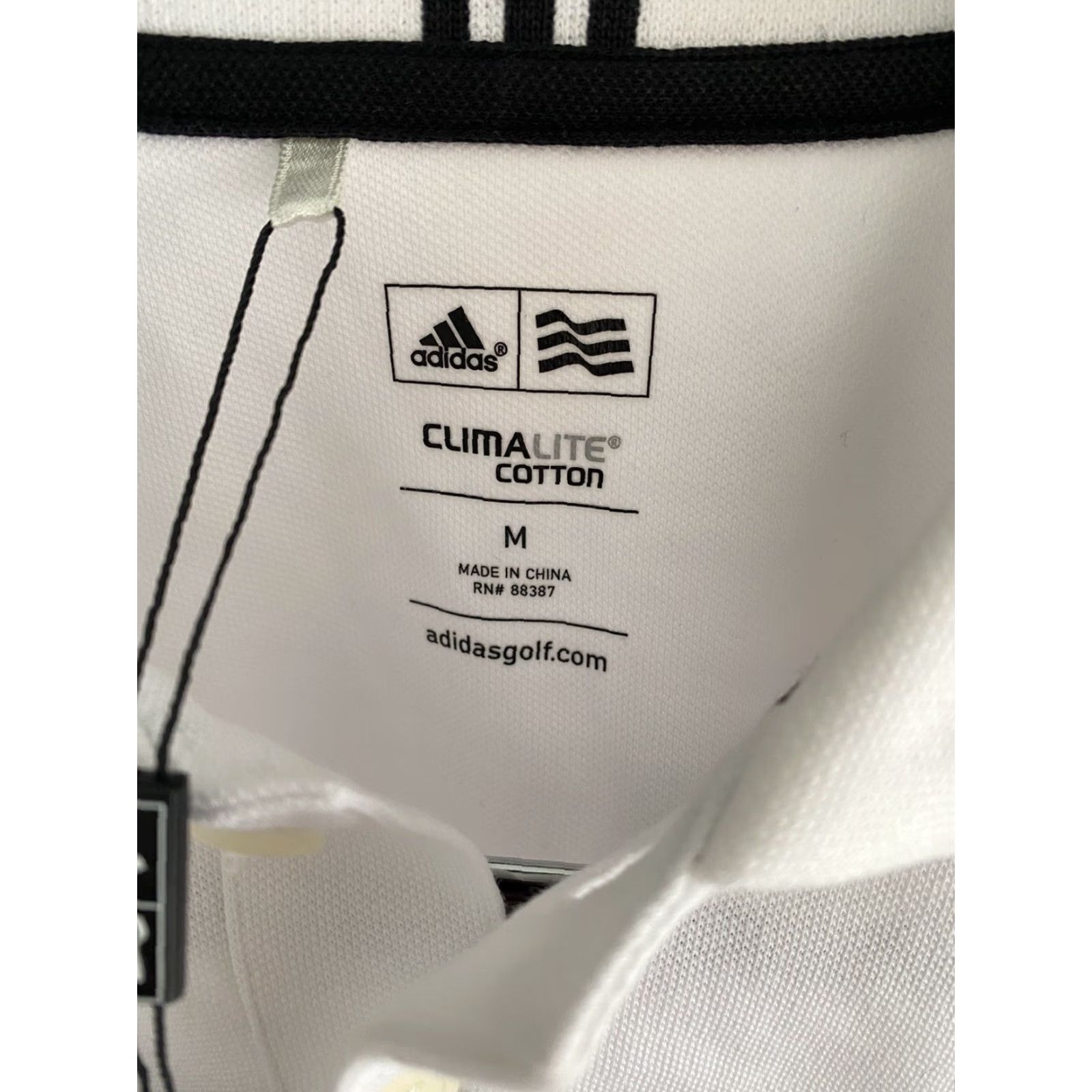 Adidas Adidas Shirt Mens L White Golf Climalite Polo NWT Best Chevy Hingham MA Size US L / EU 52-54 / 3 - 6 Thumbnail
