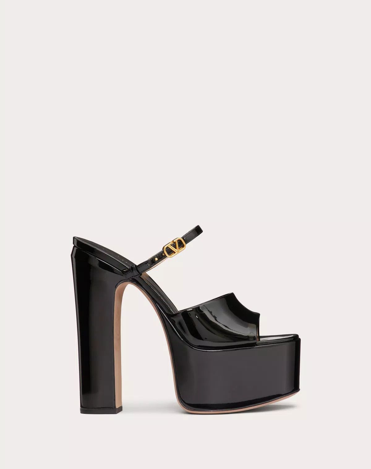 Valentino o1s1wg110426 Tan-Go Platform Leather Slide 155mm Sandals Size US 9.5 / IT 39.5 - 1 Thumbnail