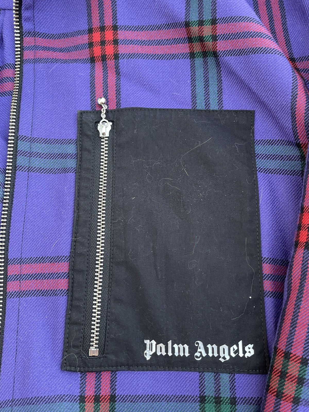 Palm Angels Palm angels purple plaid flannel Size US XXL / EU 58 / 5 - 5 Thumbnail