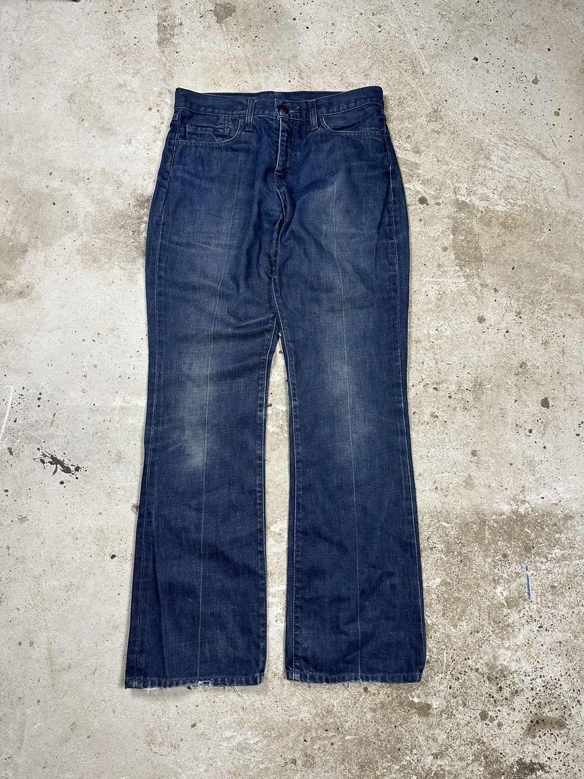 Vintage ‼️ Vintage 1999 Levi’s 525 Flared Sta-Prest Denim Pants | Grailed