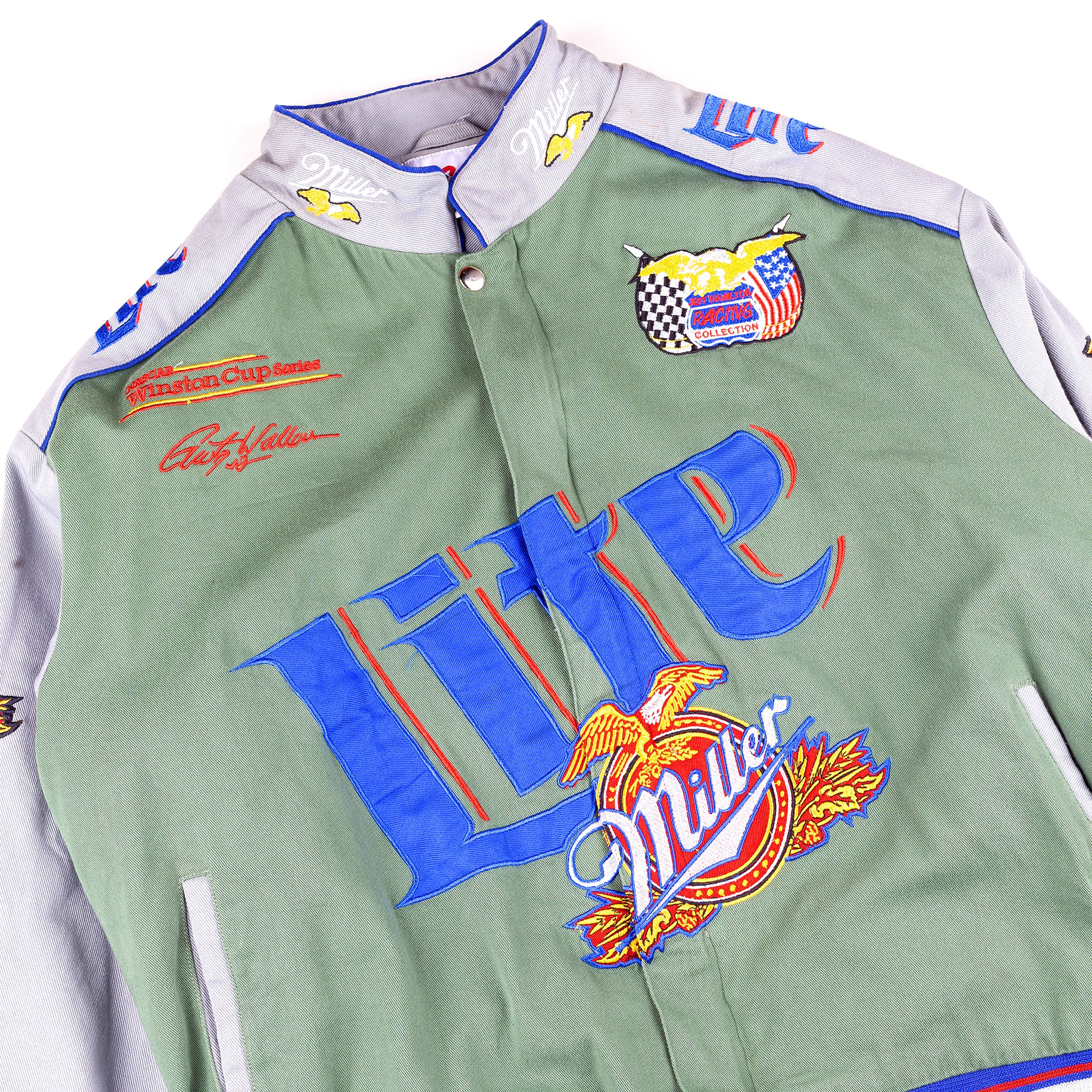 Vintage JEFF HAMILTON Vintage Miller Lite Collection Jacket (L) Size US L / EU 52-54 / 3 - 3 Thumbnail