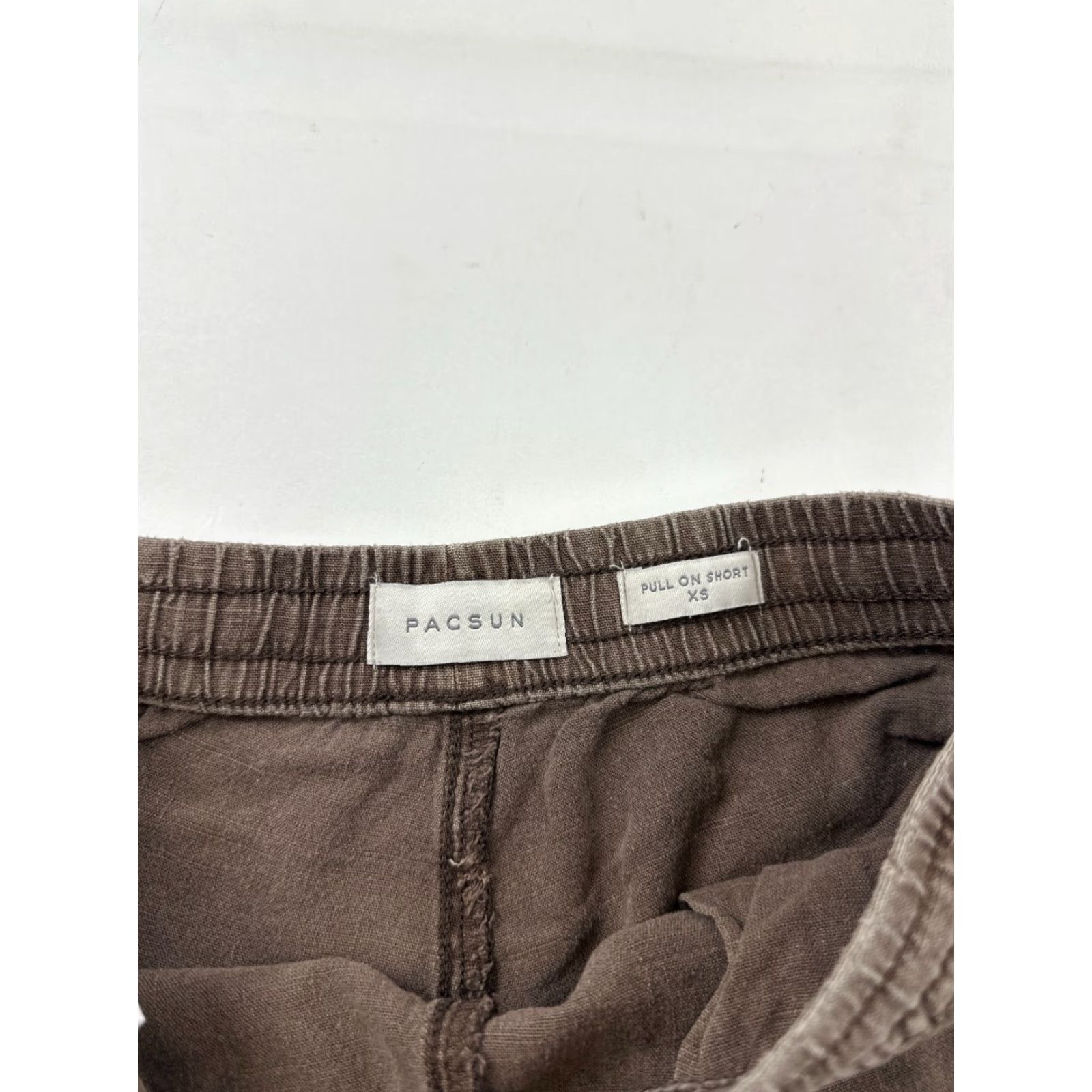 Pacsun Pacsun Women's Shorts Athletic Activewear XS Brown Elastic Waist Drawstring 2" Inseam Regular Fit Size 26" / US 2 / IT 38 - 3 Thumbnail