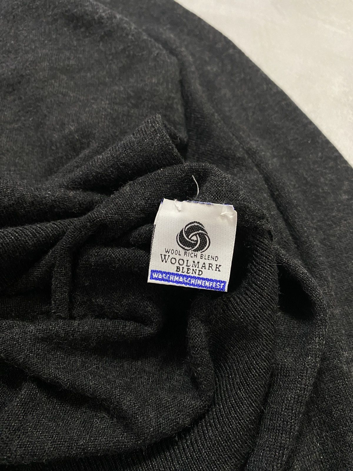 Vintage 🔪 Vintage Longsleeve shirt button wool cashmere Size US XL / EU 56 / 4 - 4 Thumbnail