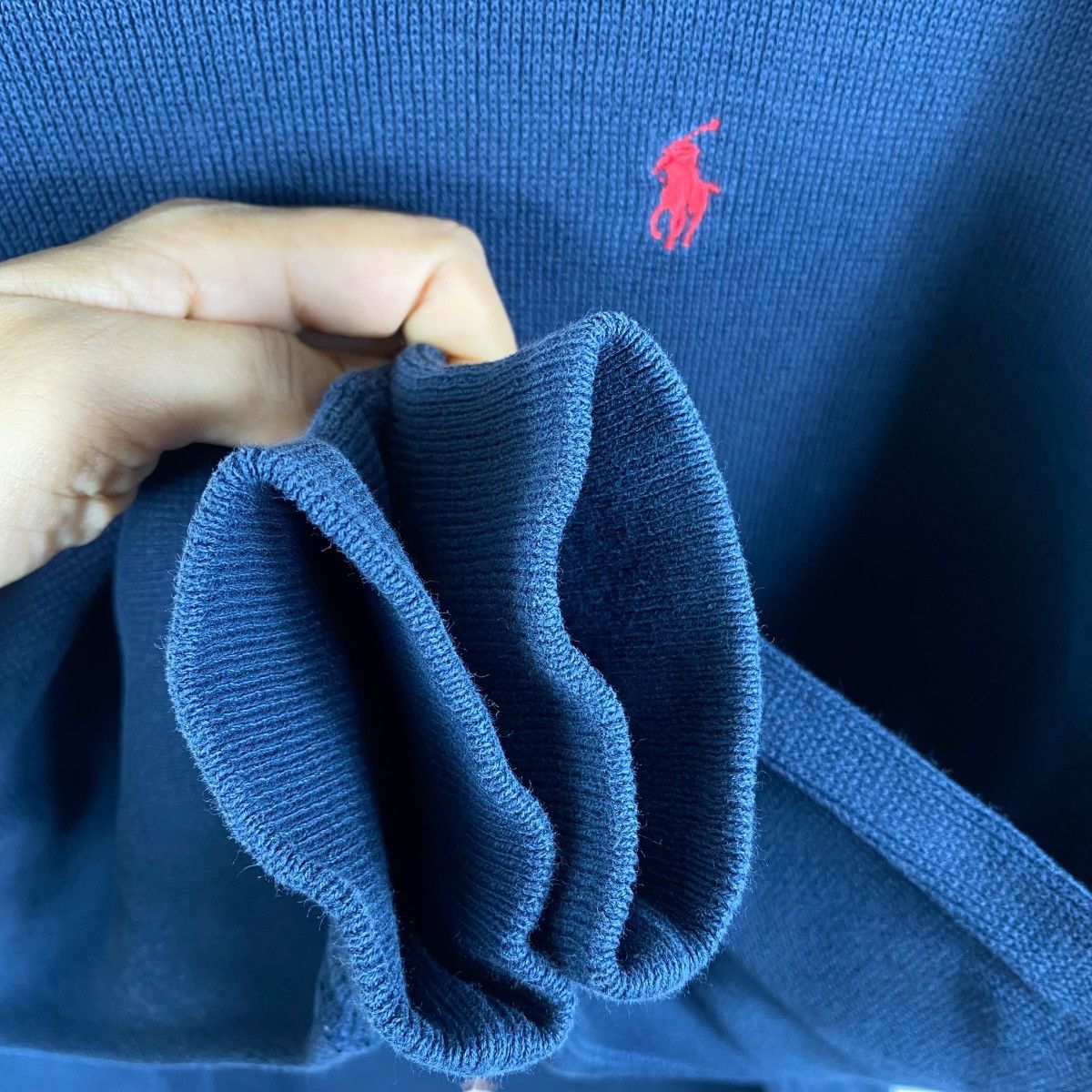 Ralph Lauren × Vintage Vintage 90's RALPH LAUREN Small Embroidery Pony Crewneck Size US M / EU 48-50 / 2 - 3 Thumbnail