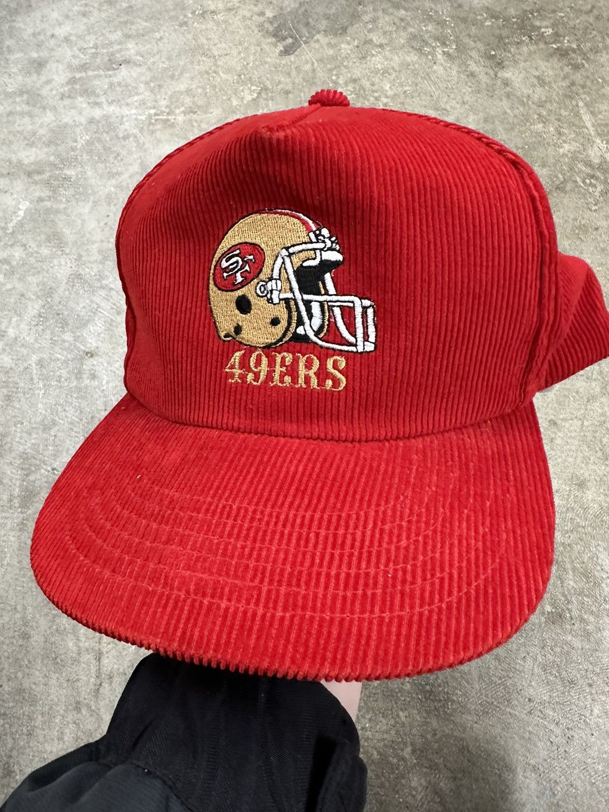 Vintage Vintage 80s Ted Fletcher San Francisco 49ers Corduroy Snap Size ONE SIZE - 3 Thumbnail