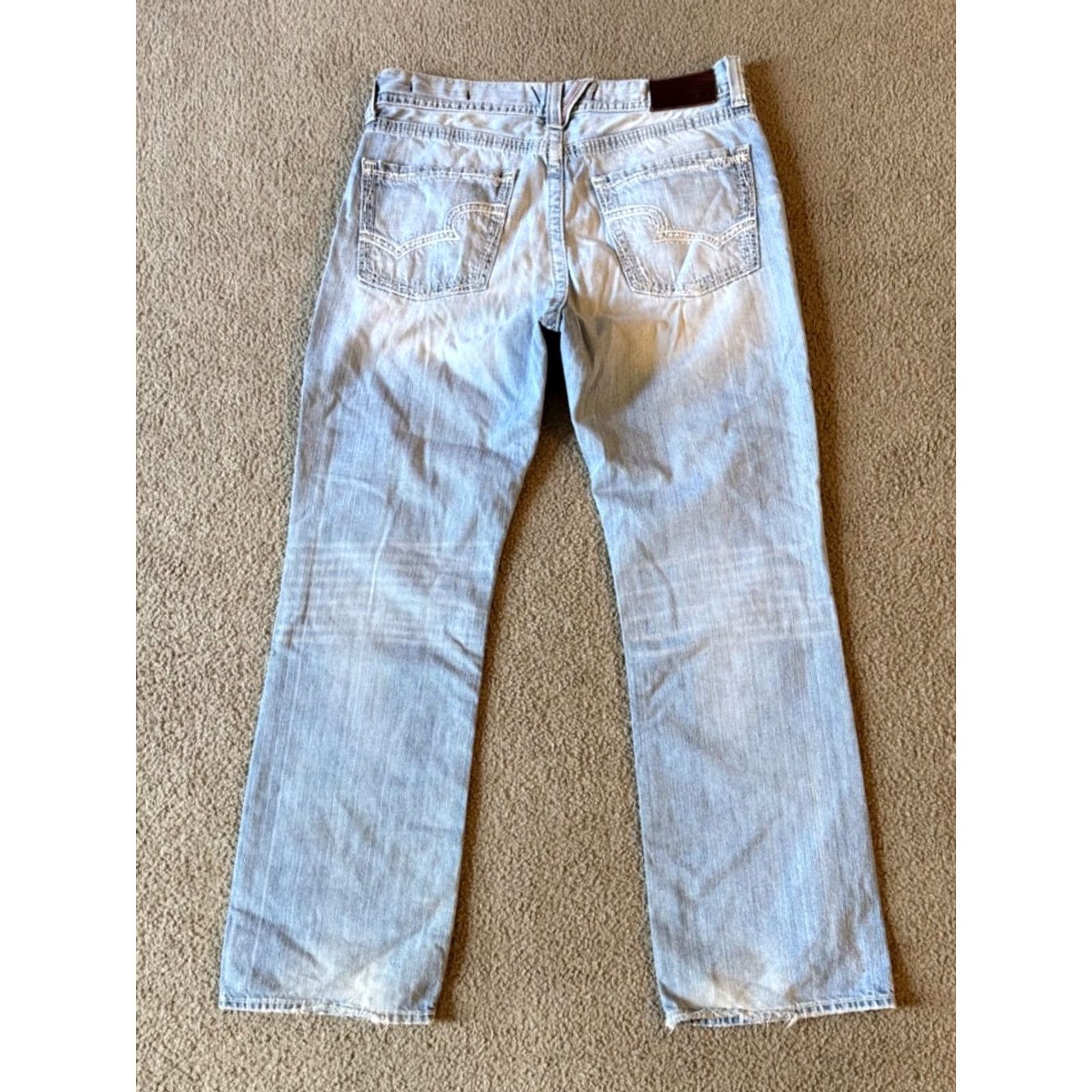 Vintage VINTAGE Buckle Big Star Pioneer Jeans Boot Cut Men 36x32 Blue Denim 100% Cotton Regular Inseam 32 Size US 36 / EU 52 - 2 Thumbnail