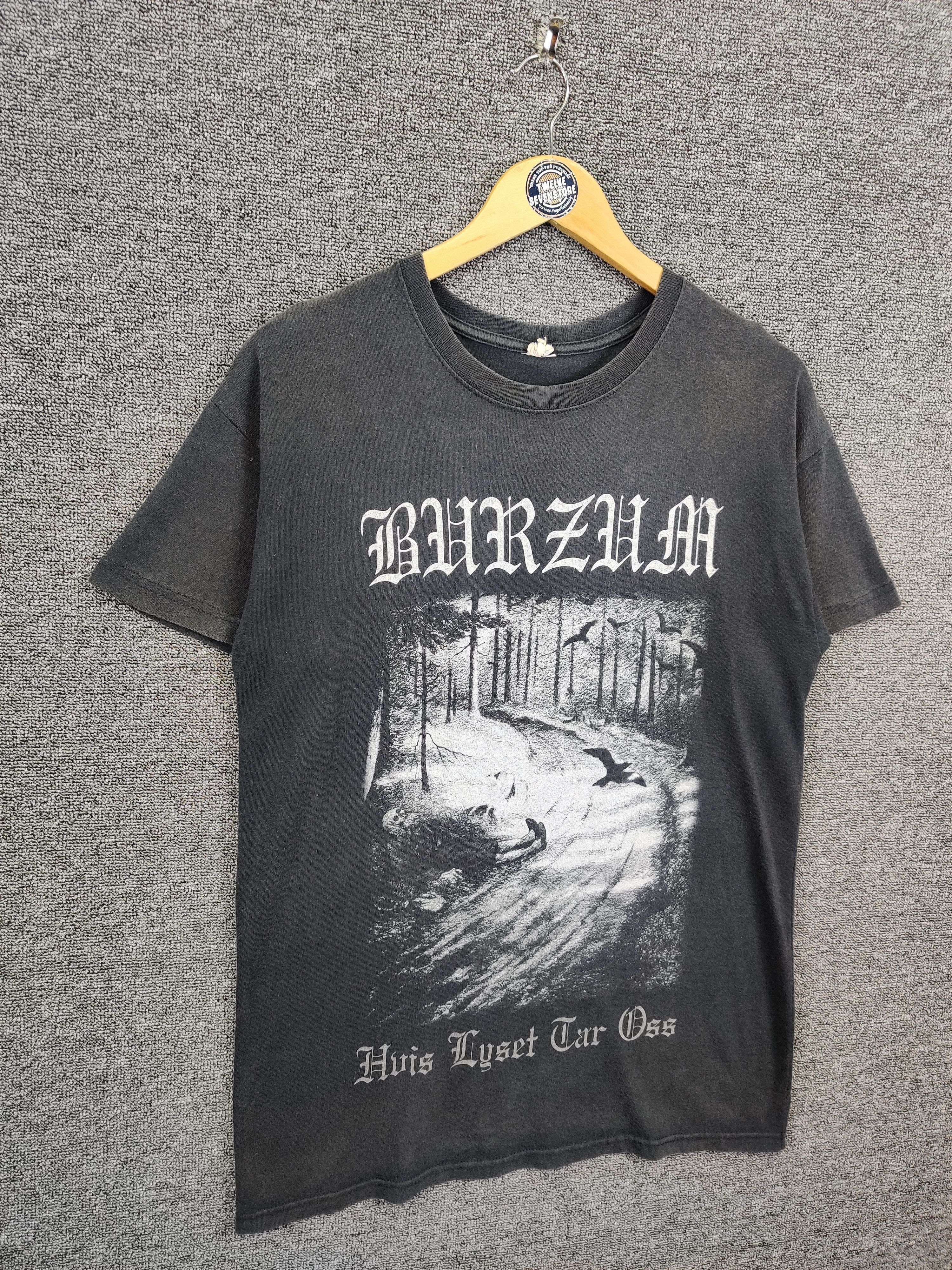 Band Tees Vintage Burzum Hvis Lyset Tar Oss Metal Band Tee Tshirt Size US M / EU 48-50 / 2 - 5 Thumbnail
