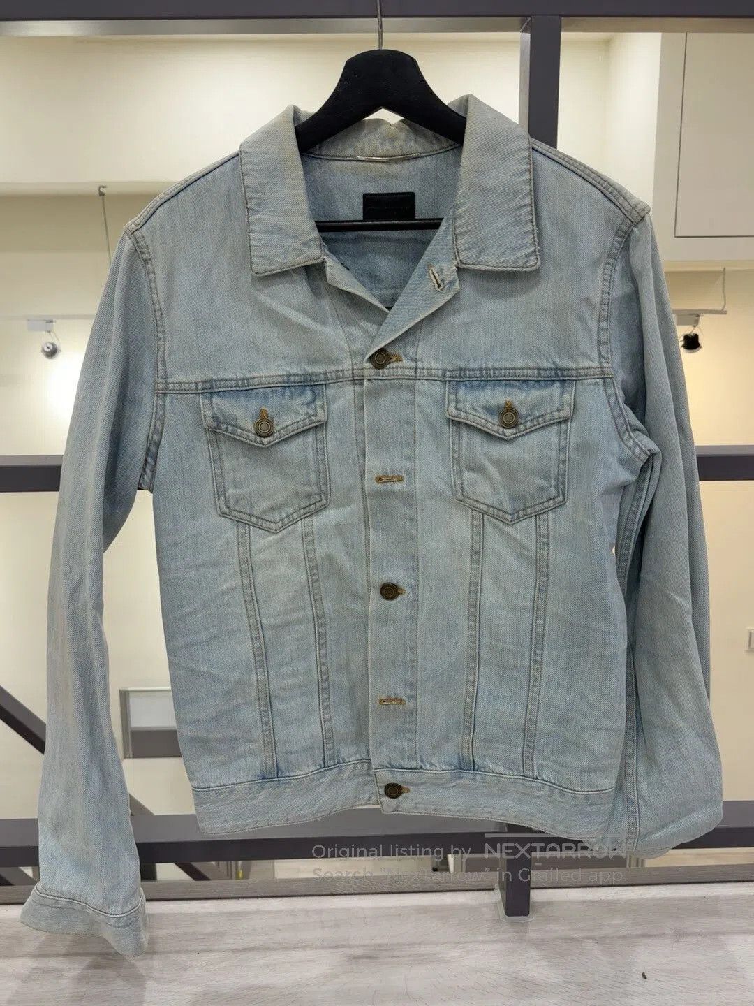 Saint Laurent Paris Saint Laurent Denim Jacket Size M. Size US M / EU 48-50 / 2 - 1 Thumbnail