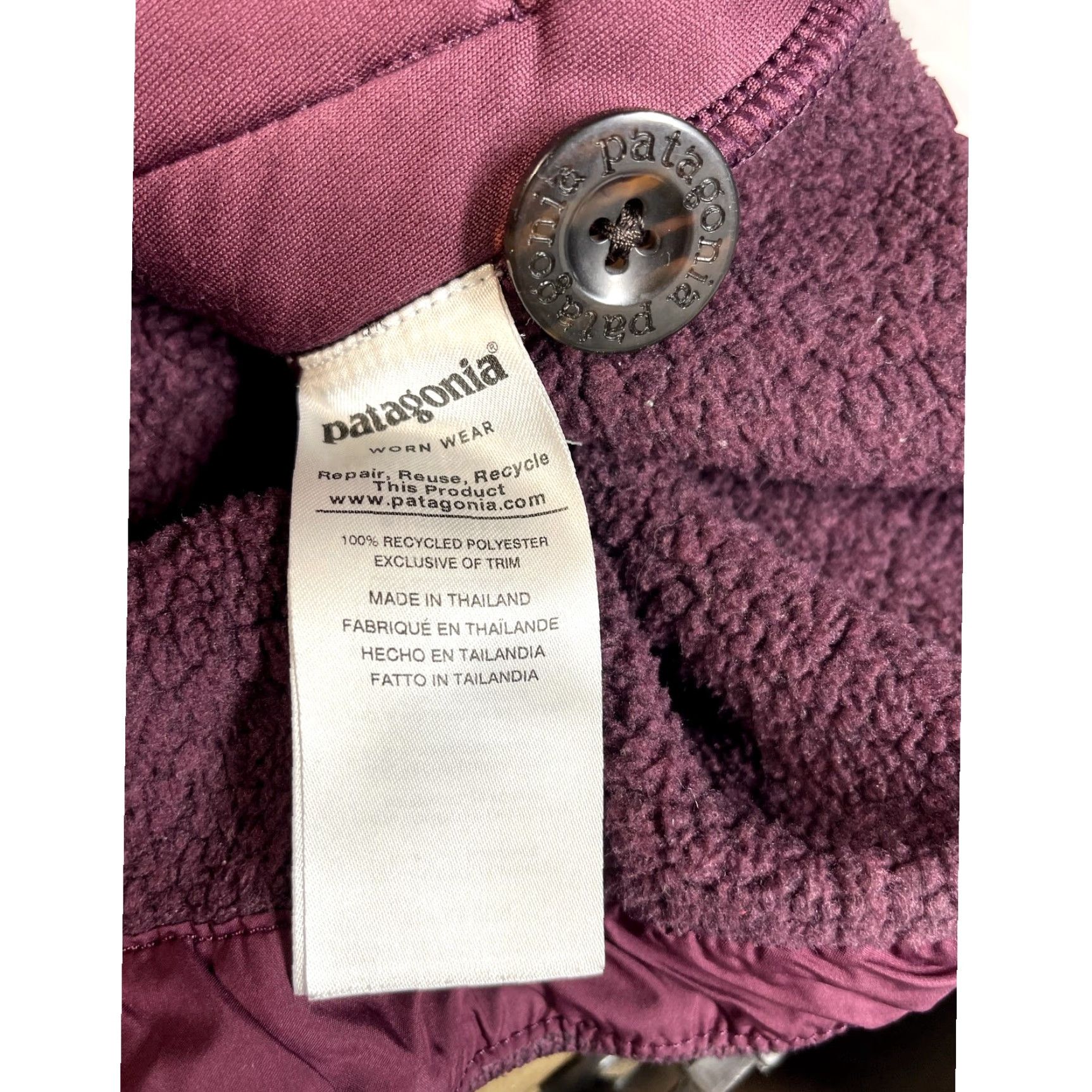 Patagonia Patagonia Women's Better Sweater Coat Cardigan XS Purple - Light Balsamic - 18" Armpit to Armpit, 25" Shoulder to Hem - Women Size XS / US 0-2 / IT 36-38 - 5 Thumbnail