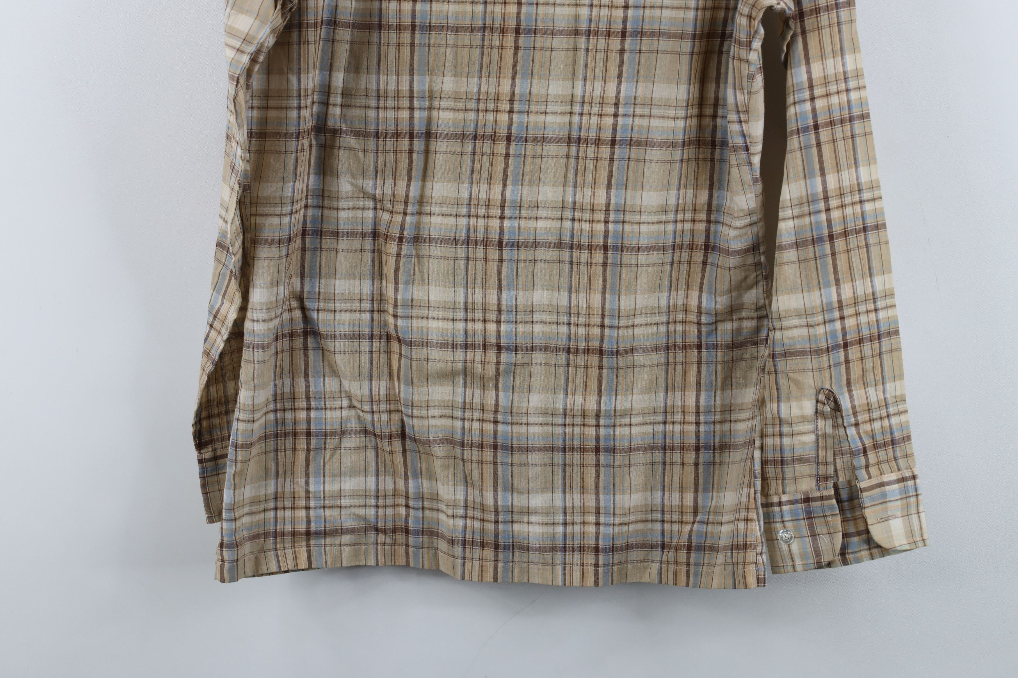 Levi's Vintage 70s Levis Wildfire Button Shirt Earth Tone Plaid Size US S / EU 44-46 / 1 - 10 Thumbnail