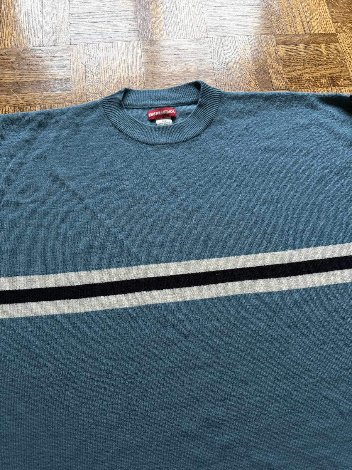 Vintage Vintage Union Bay Striped Long Sleeve Sweater Size US L / EU 52-54 / 3 - 4 Thumbnail