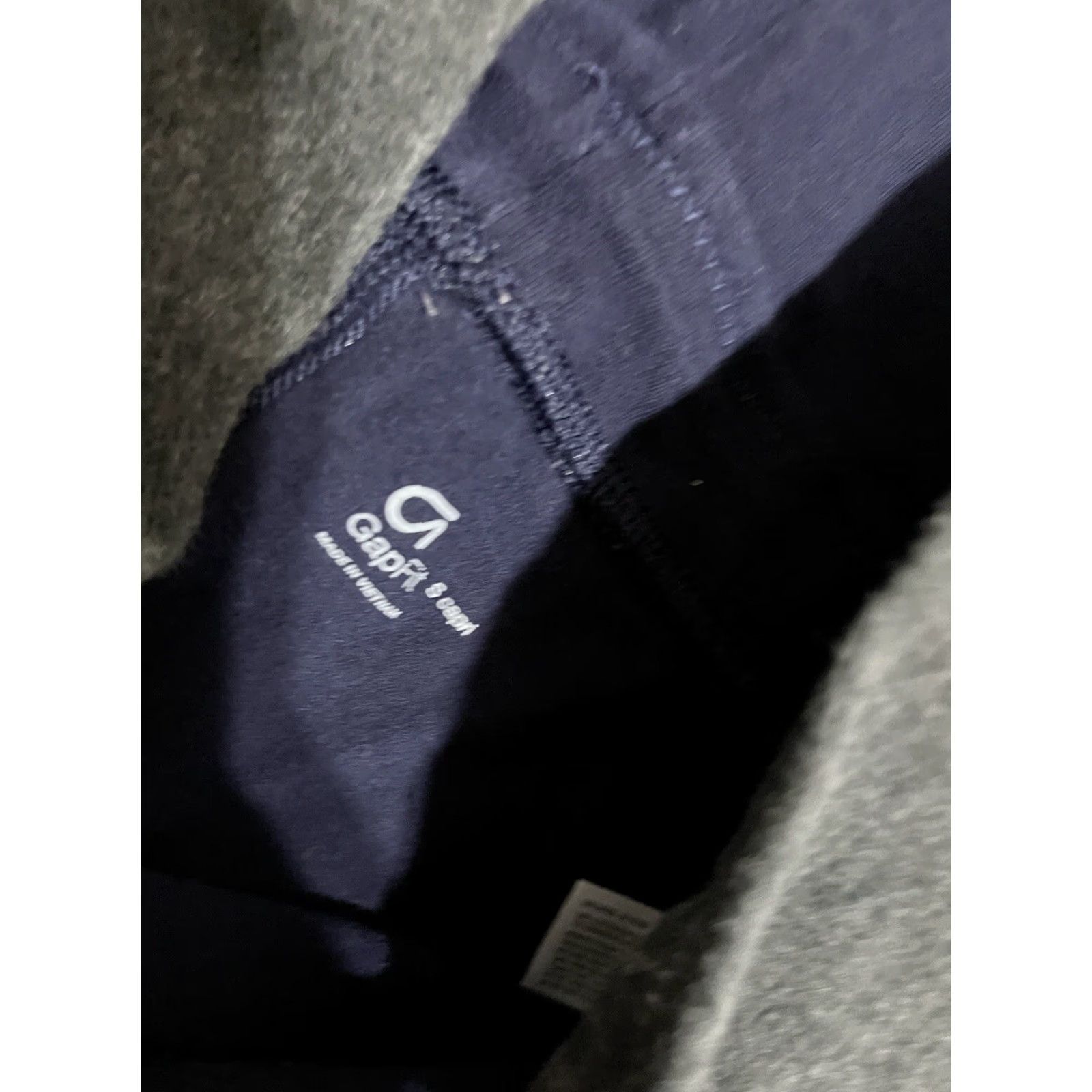 Gap VINTAGE GapFit Navy Blue Solid Capri Leggings Pants Women's Size Small Size 28" / US 6 / IT 42 - 5 Thumbnail