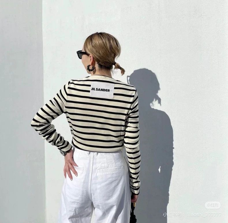 Jil Sander Jil Sander striped T-shirt Size L / US 10 / IT 46 - 6 Thumbnail