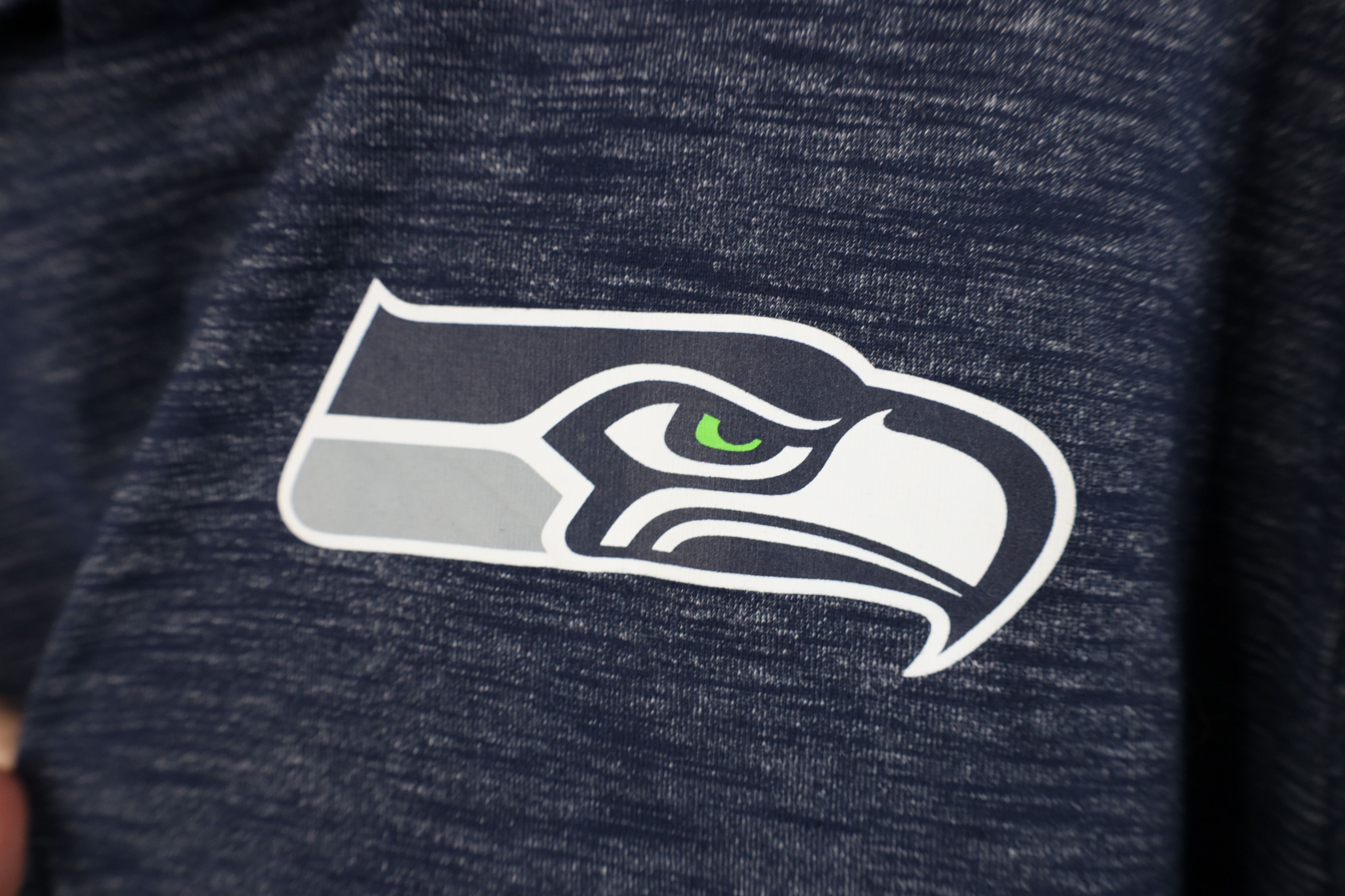 Nike Nike On Field Seattle Seahawks Football Hooded T-Shirt Blue Size US XXL / EU 58 / 5 - 5 Thumbnail