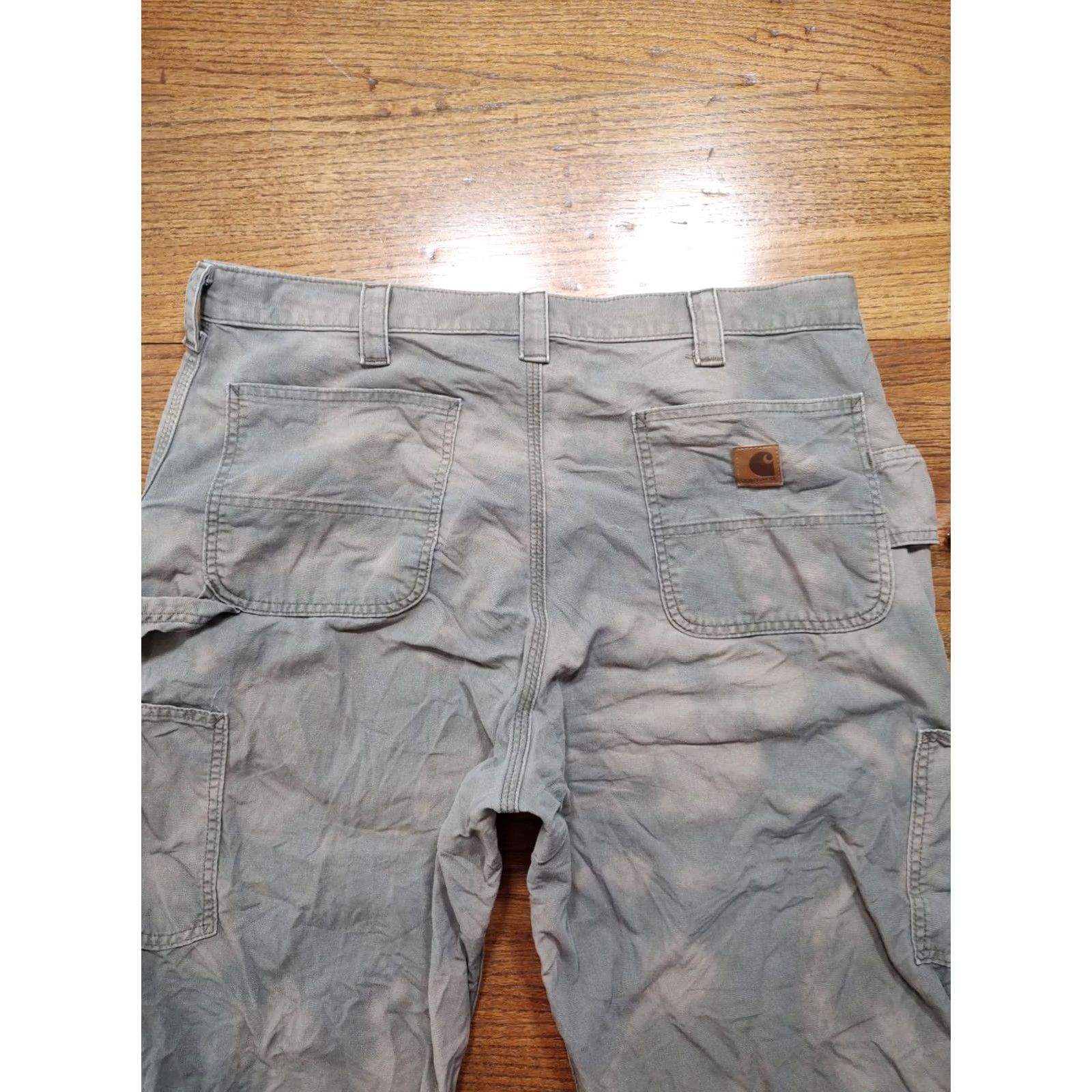Carhartt Carhartt Carpenter Pants Brown Acid Wash Tie Dye Canvas Mens 38x30 Grunge Workwear Size US 38 / EU 54 - 3 Thumbnail