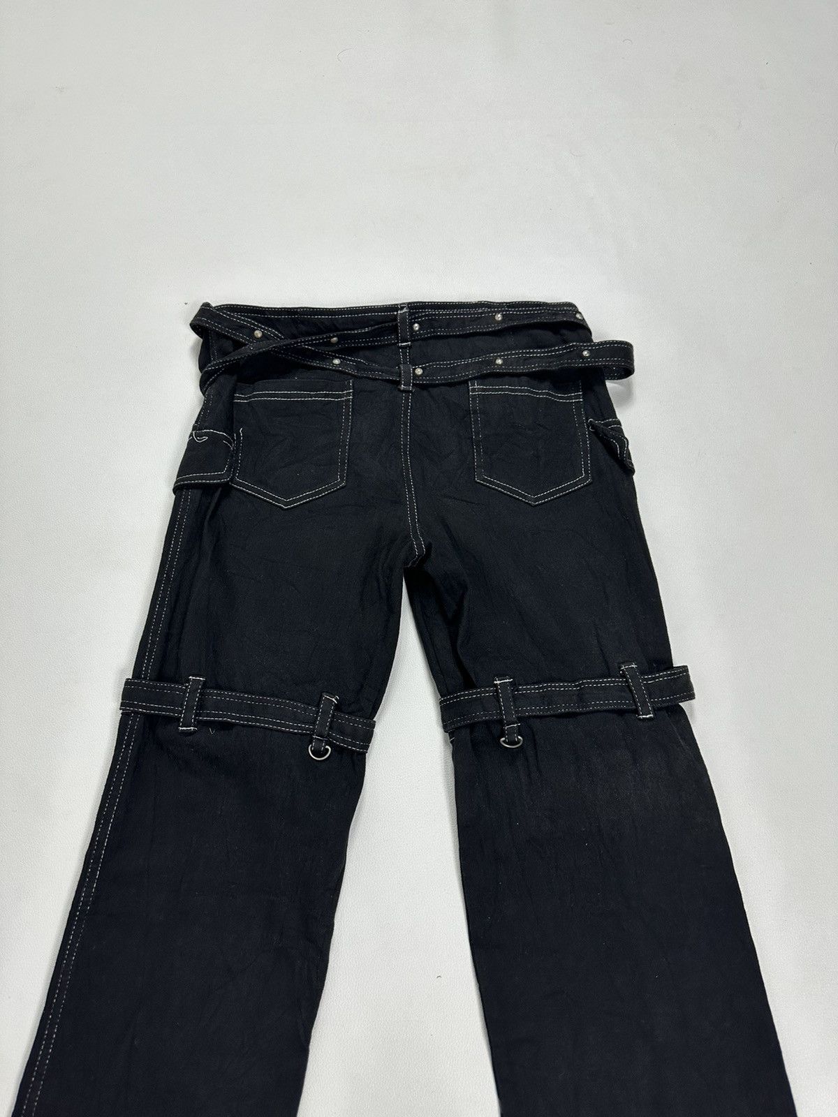 Other K star Punk Rock Bondage Skull Skeleton Poem Style Pants Size 28" / US 6 / IT 42 - 11 Thumbnail