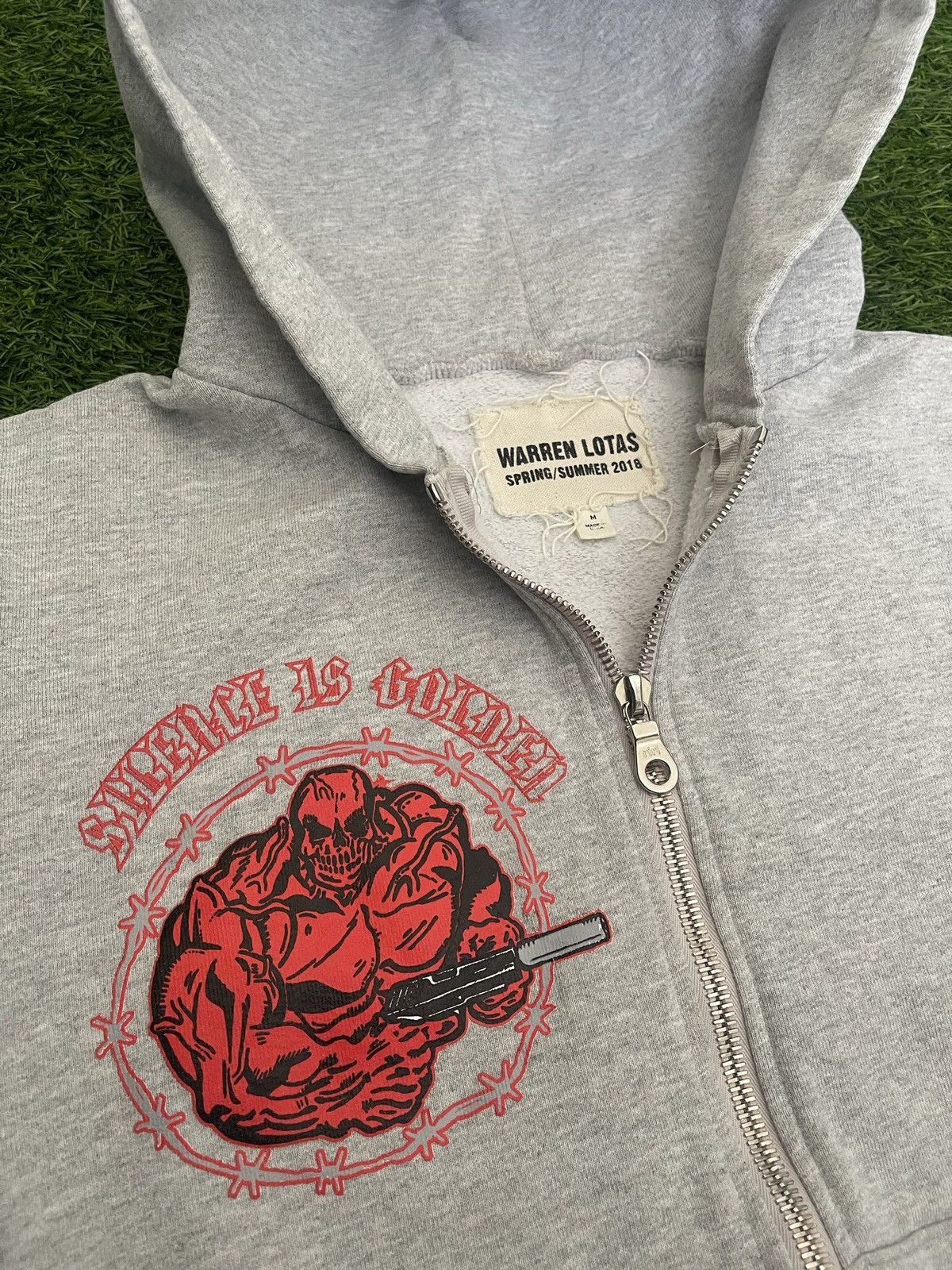Warren Lotas “SILENCE IS GOLDEN” WARREN LOTAS SPRING/SUMMER 2018 ZIP UP Size US M / EU 48-50 / 2 - 1 Thumbnail