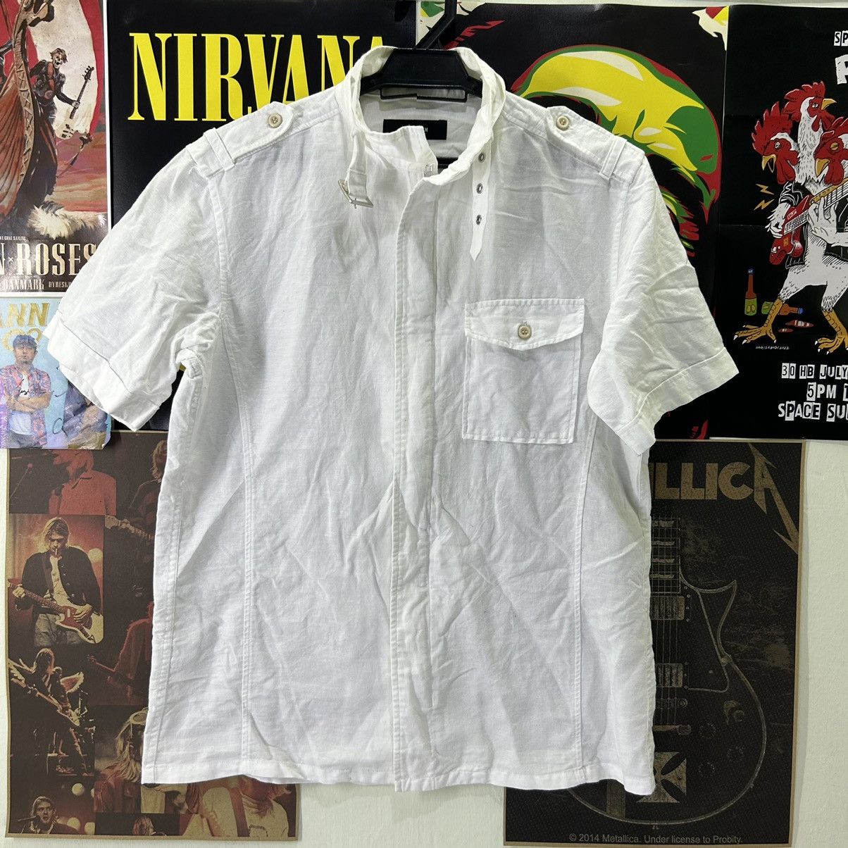 Comme Ca Ism Vintage Comme Ca Ism Zipped White Shirt Size US M / EU 48-50 / 2 - 1 Thumbnail